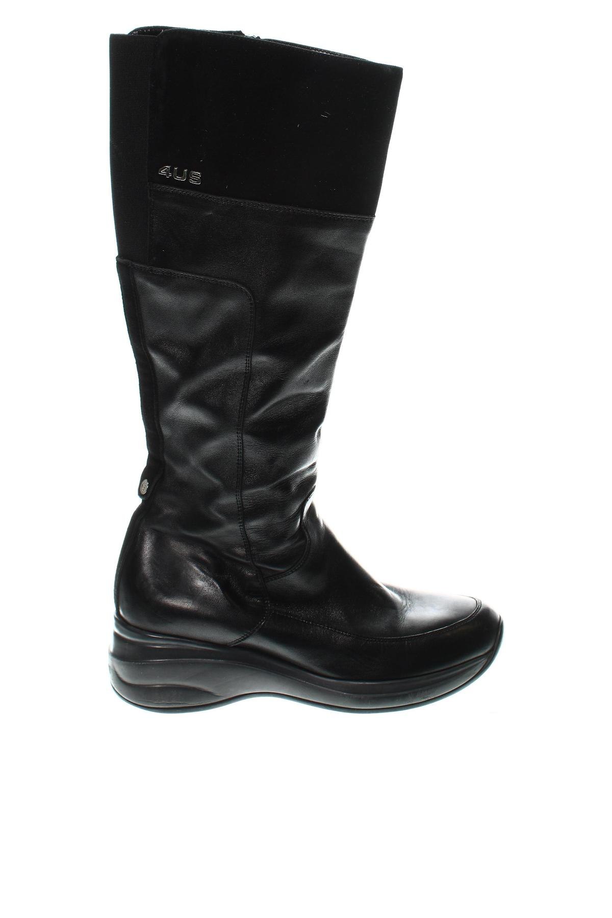Γυναικείες μπότες Cesare Paciotti 4US, Μέγεθος 38, Χρώμα Μαύρο, Τιμή 20,14 €