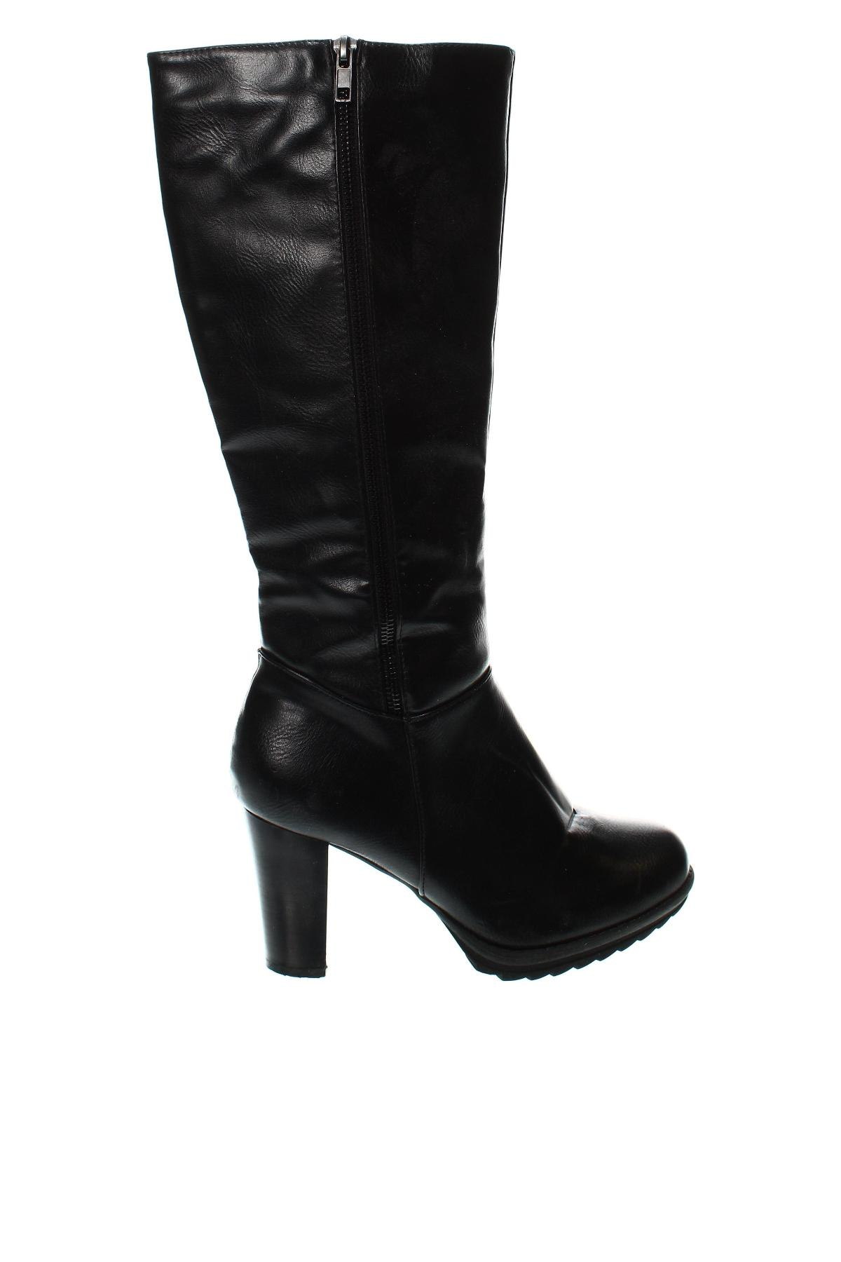Γυναικείες μπότες My Wear, Μέγεθος 38, Χρώμα Μαύρο, Τιμή 17,22 €
