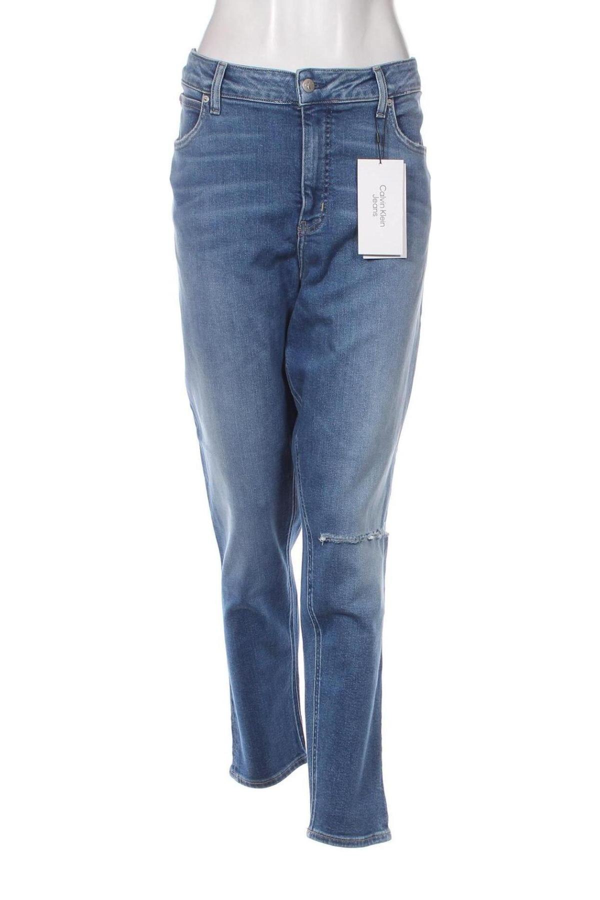 Dámské džíny  Calvin Klein Jeans, Velikost XXL, Barva Modrá, Cena  1 971,00 Kč