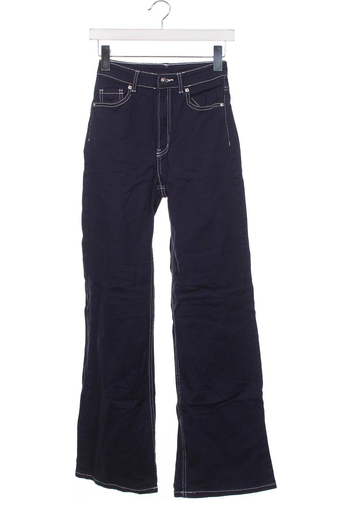 Damskie jeansy H&M Divided, Rozmiar XS, Kolor Niebieski, Cena 92,76 zł