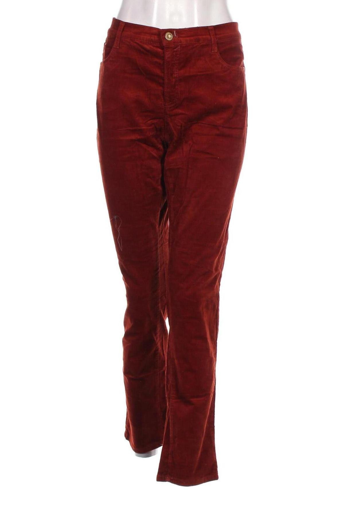 Γυναικείο κοτλέ παντελόνι, Μέγεθος L, Χρώμα Κόκκινο, Τιμή 3,95 €