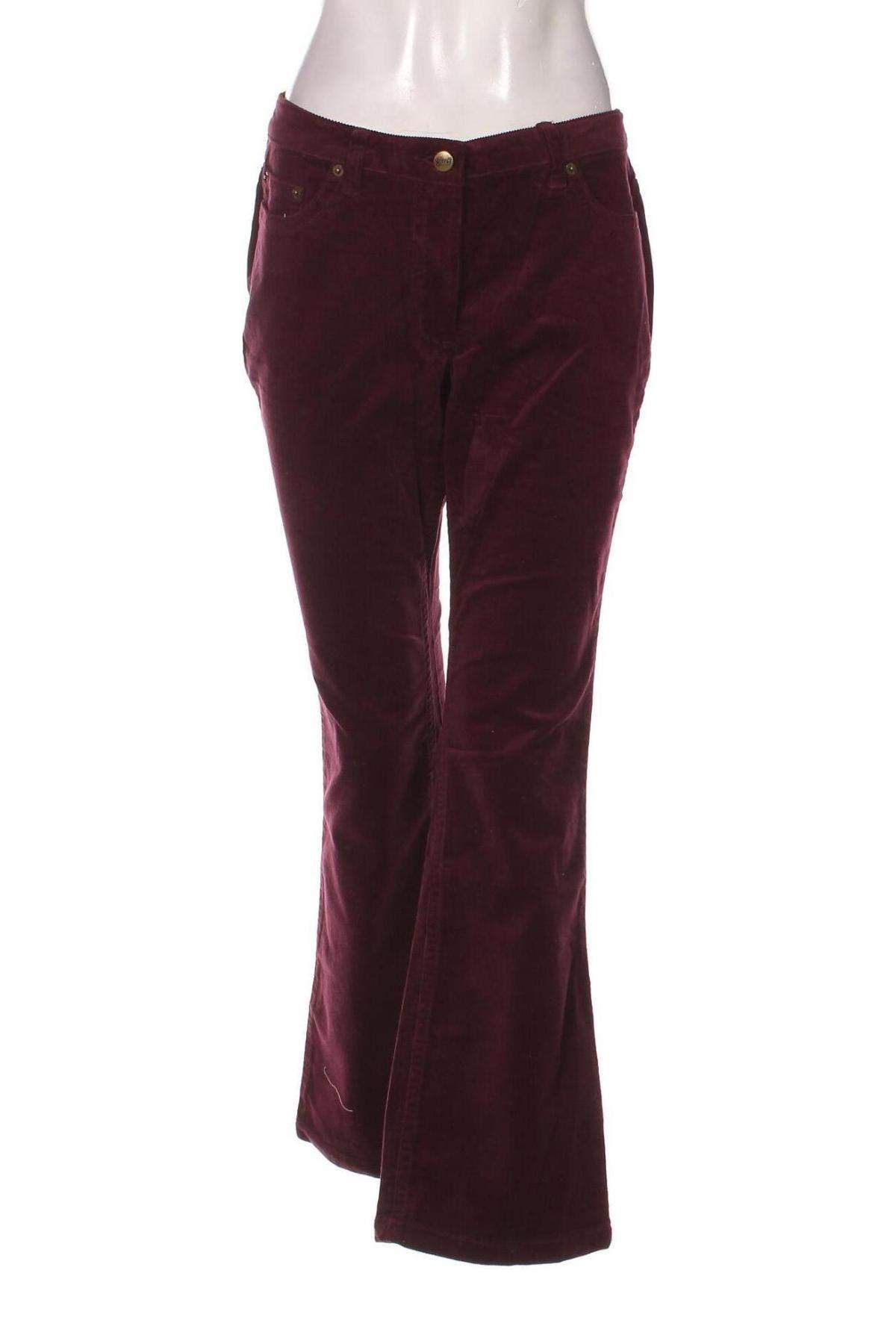 Pantaloni de velvet de femei Cheer, Mărime L, Culoare Mov, Preț 46,91 Lei