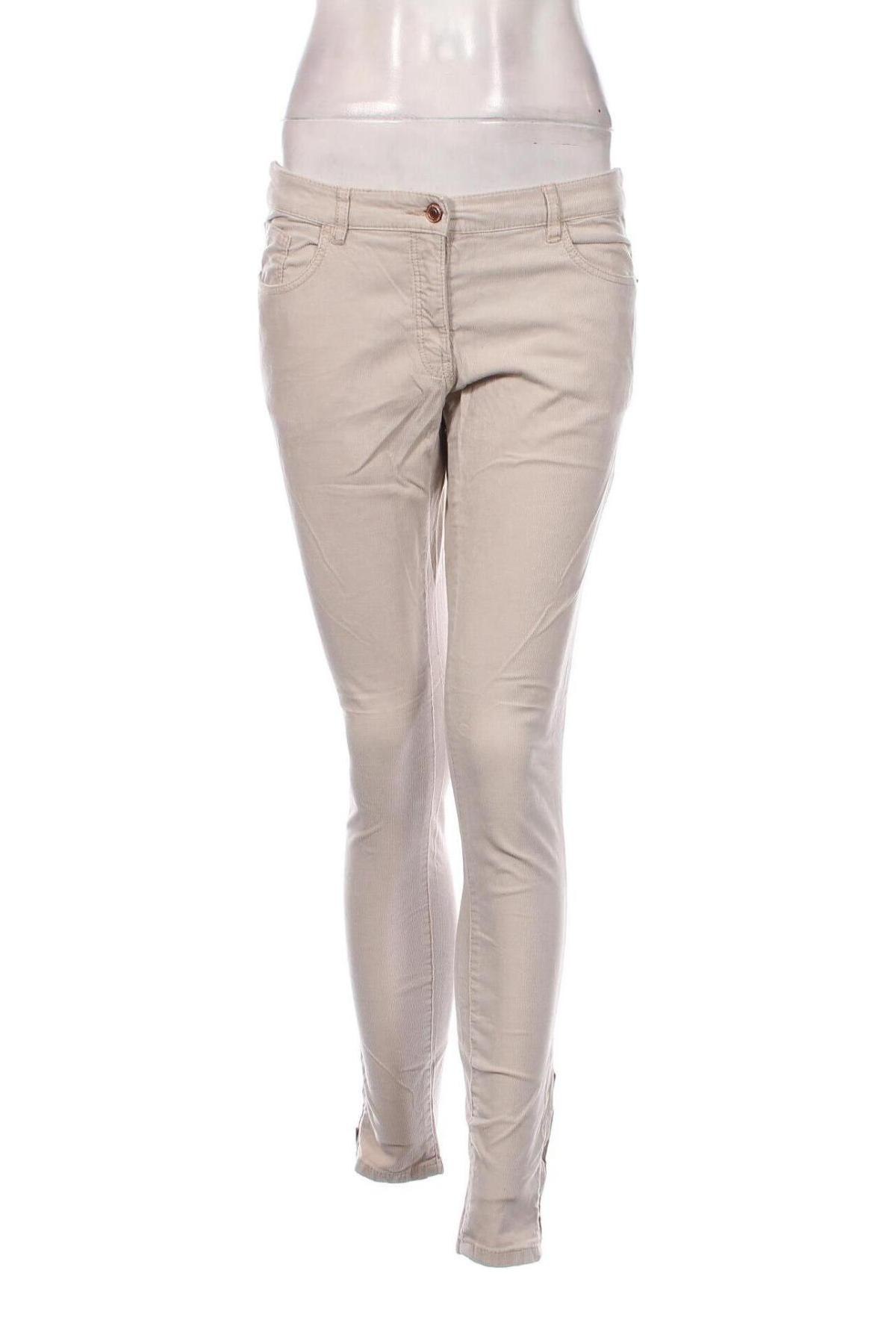 Дамски джинси H&M, Размер M, Цвят Бежов, Цена 7,54 лв.
