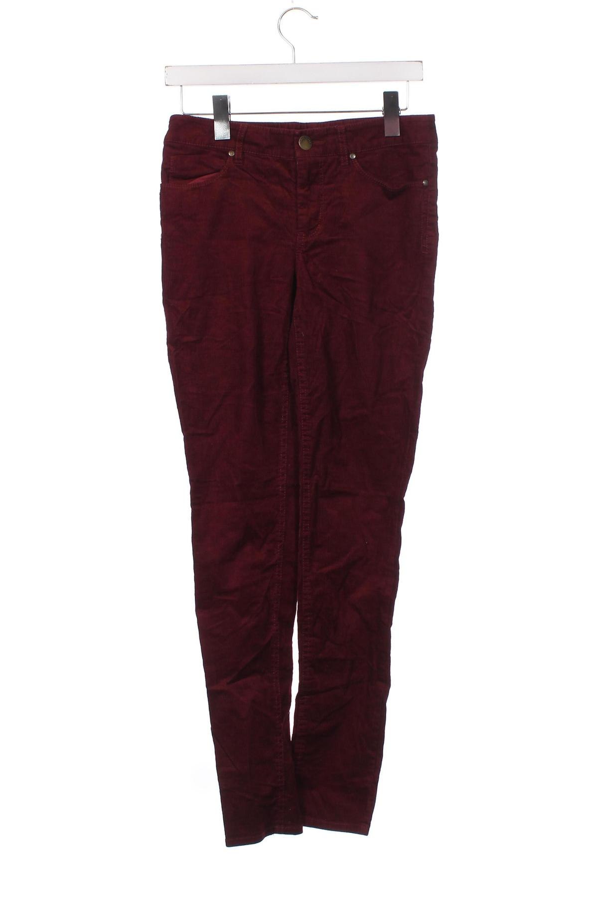 Γυναικείο κοτλέ παντελόνι Hallhuber, Μέγεθος XS, Χρώμα Κόκκινο, Τιμή 6,37 €