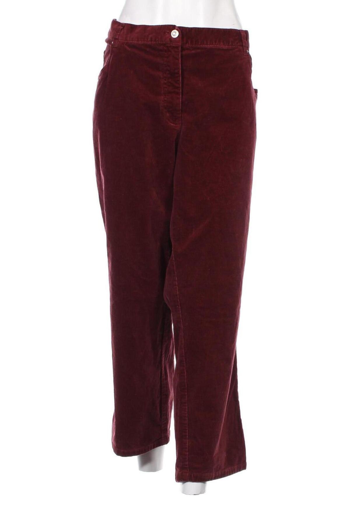 Pantaloni de velvet de femei Helena Vera, Mărime 3XL, Culoare Mov, Preț 28,62 Lei