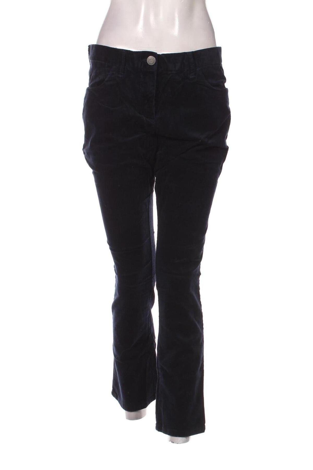Pantaloni de velvet de femei Marks & Spencer, Mărime M, Culoare Albastru, Preț 19,74 Lei
