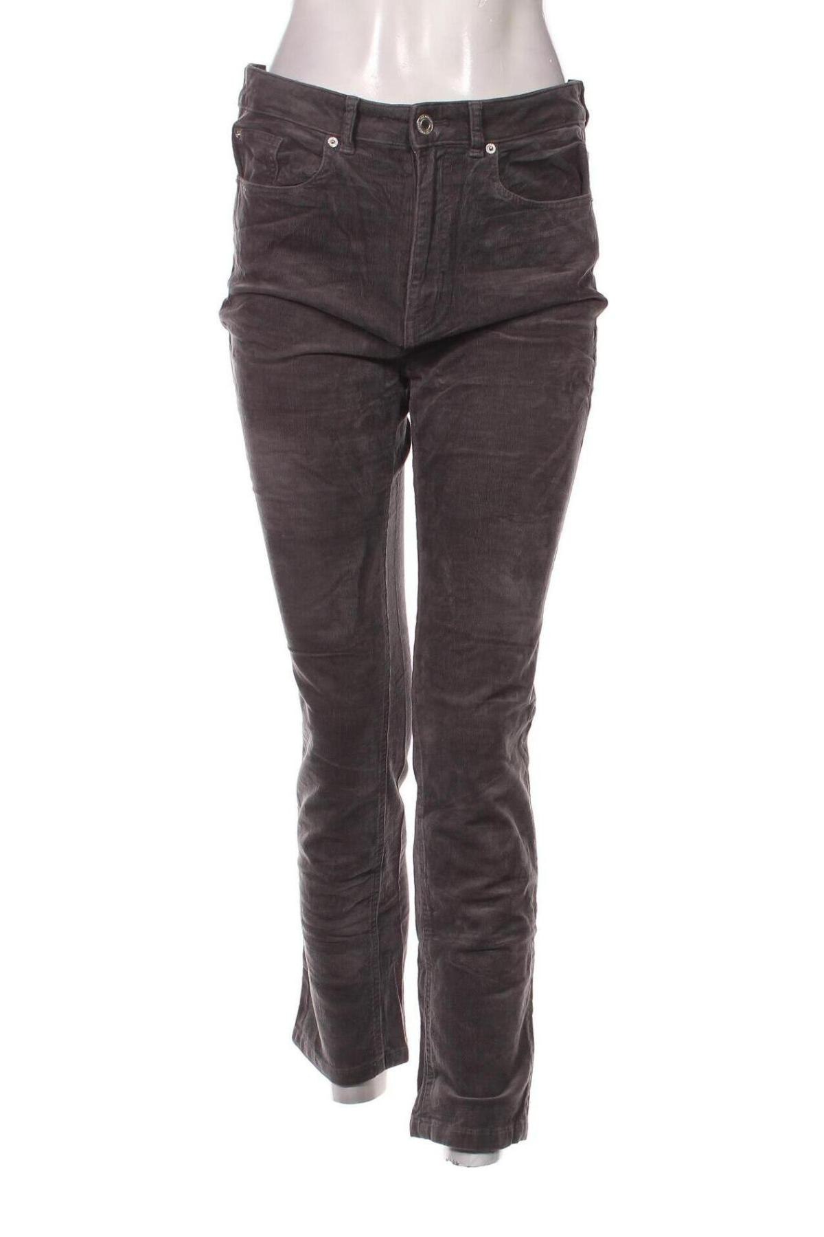 Γυναικείο κοτλέ παντελόνι Marks & Spencer, Μέγεθος M, Χρώμα Γκρί, Τιμή 12,37 €