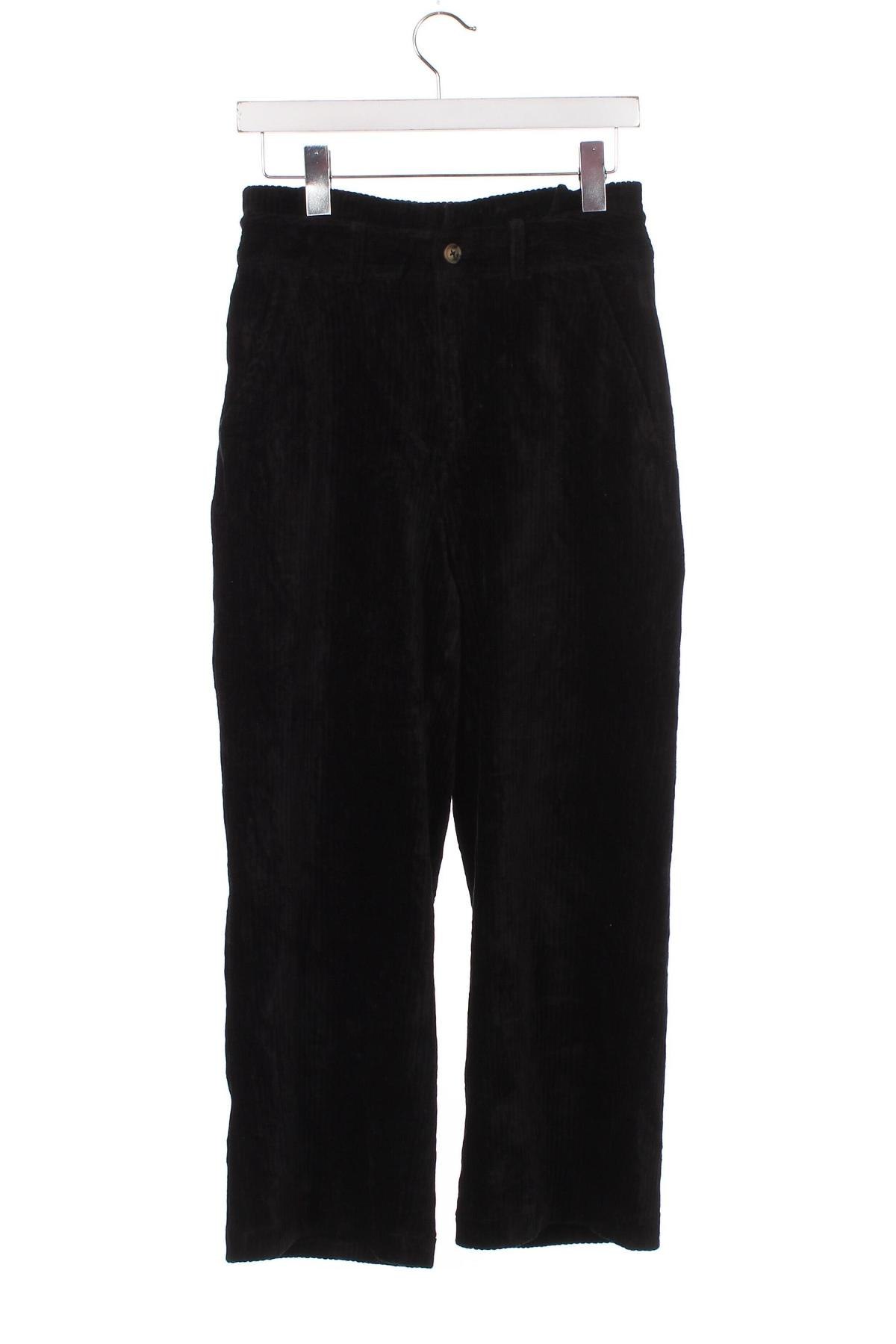 Γυναικείο κοτλέ παντελόνι S.Oliver, Μέγεθος XS, Χρώμα Μαύρο, Τιμή 3,95 €
