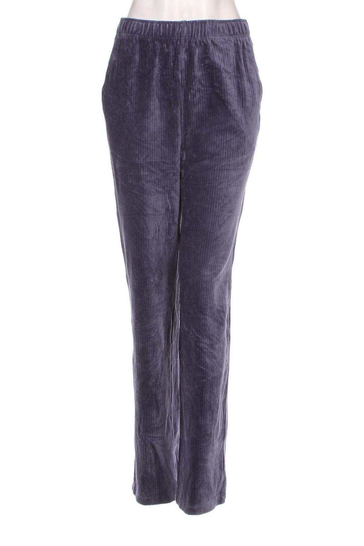 Pantaloni de velvet de femei Sora, Mărime S, Culoare Albastru, Preț 26,99 Lei