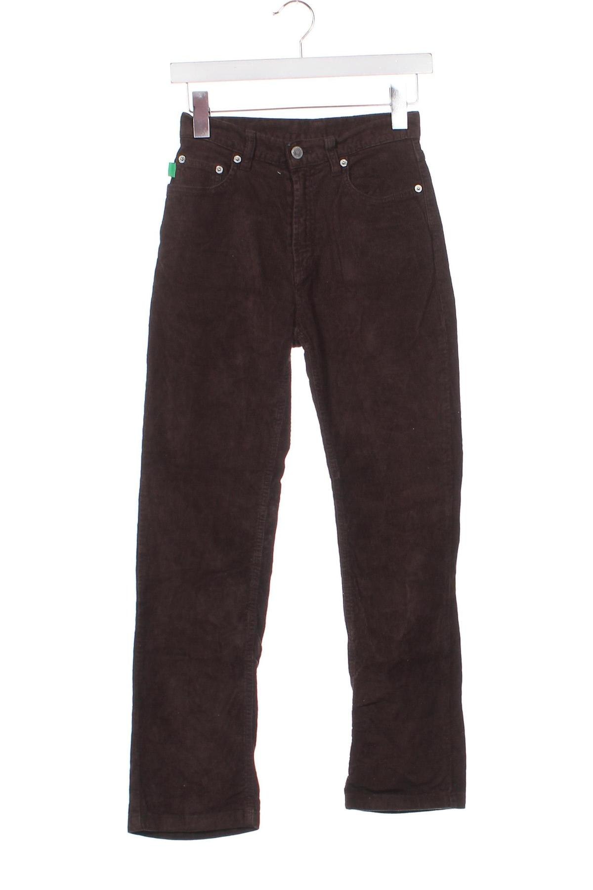 Дамски джинси United Colors Of Benetton, Размер XS, Цвят Кафяв, Цена 29,00 лв.