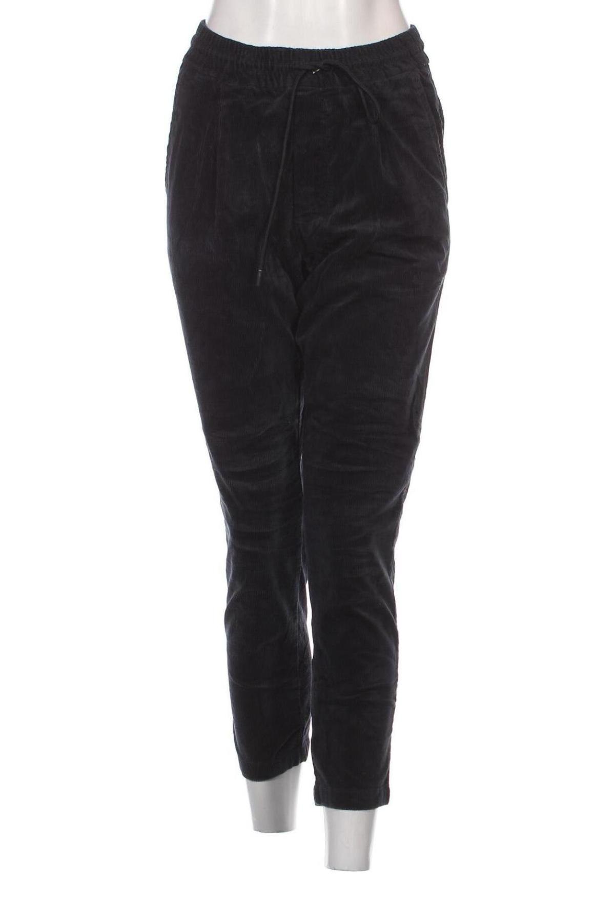 Pantaloni de velvet de femei Zara, Mărime S, Culoare Albastru, Preț 32,90 Lei