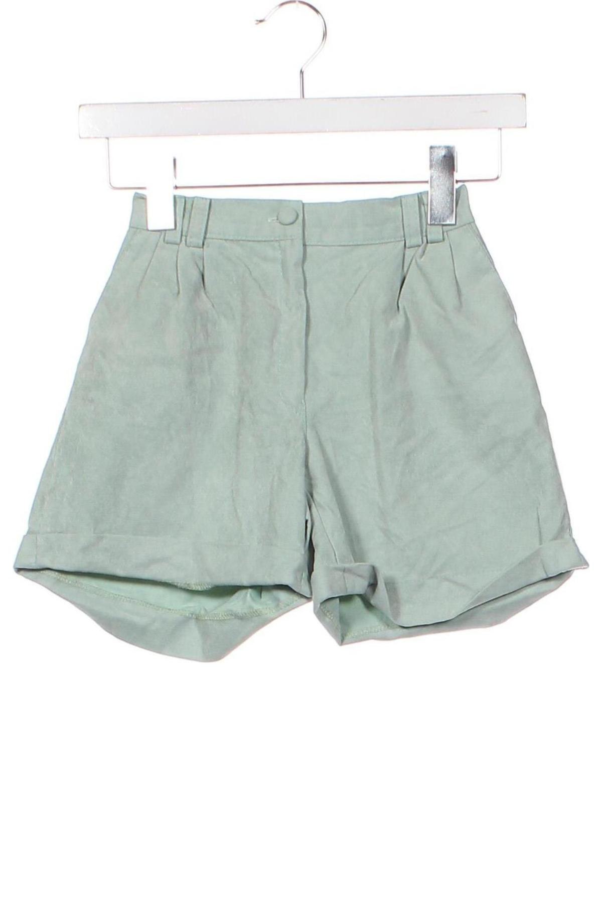 Дамски къс панталон, Размер XXS, Цвят Зелен, Цена 19,00 лв.