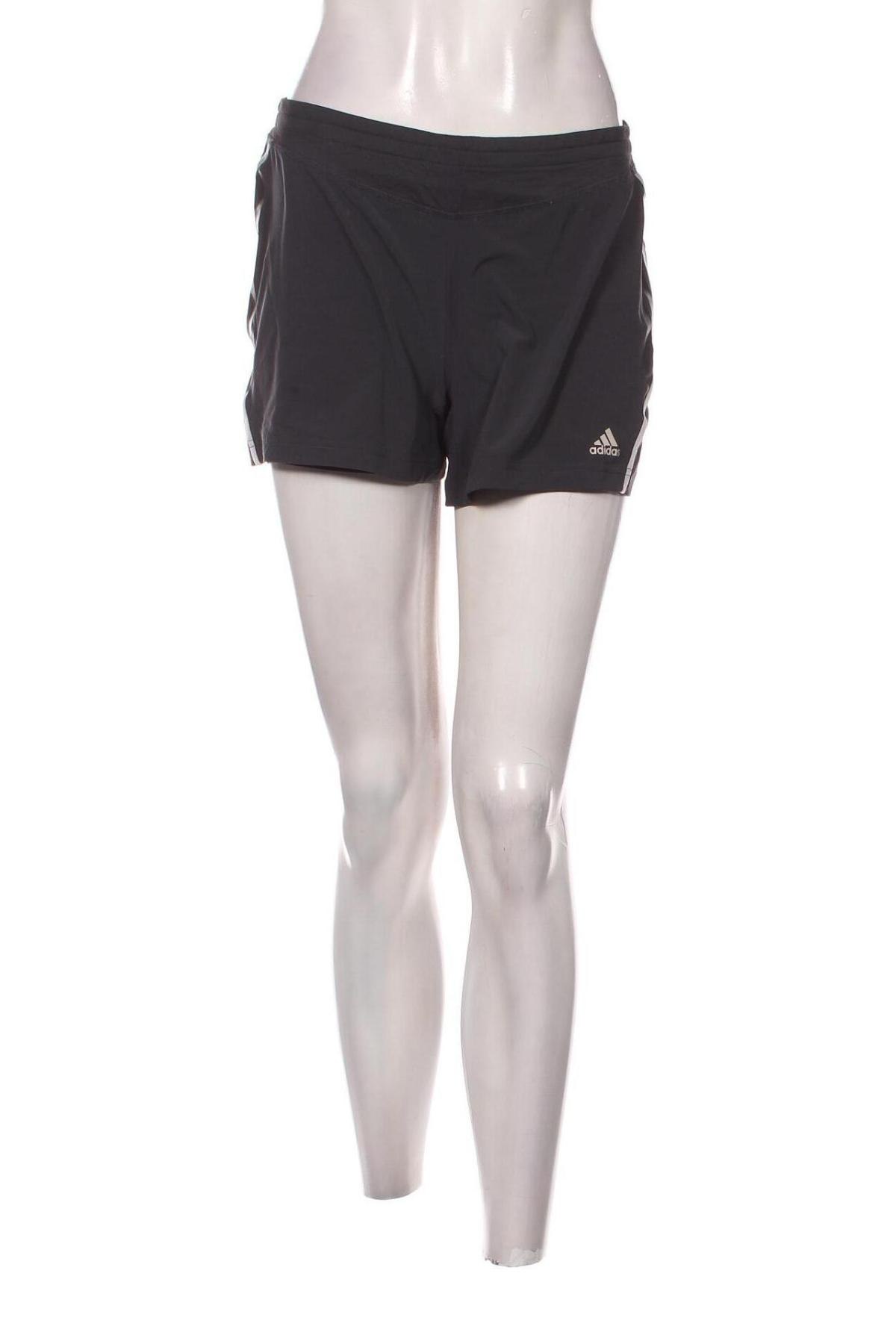 Γυναικείο κοντό παντελόνι Adidas, Μέγεθος S, Χρώμα Γκρί, Τιμή 23,65 €