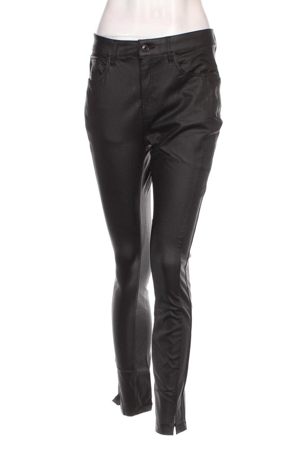 Pantaloni de piele pentru damă Fransa, Mărime L, Culoare Negru, Preț 286,18 Lei