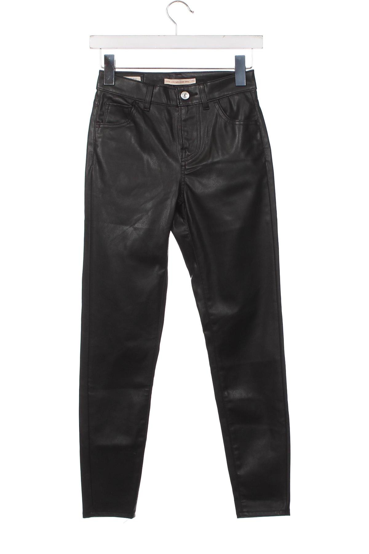 Γυναικείο παντελόνι δερμάτινο Levi's, Μέγεθος XS, Χρώμα Μαύρο, Τιμή 15,04 €
