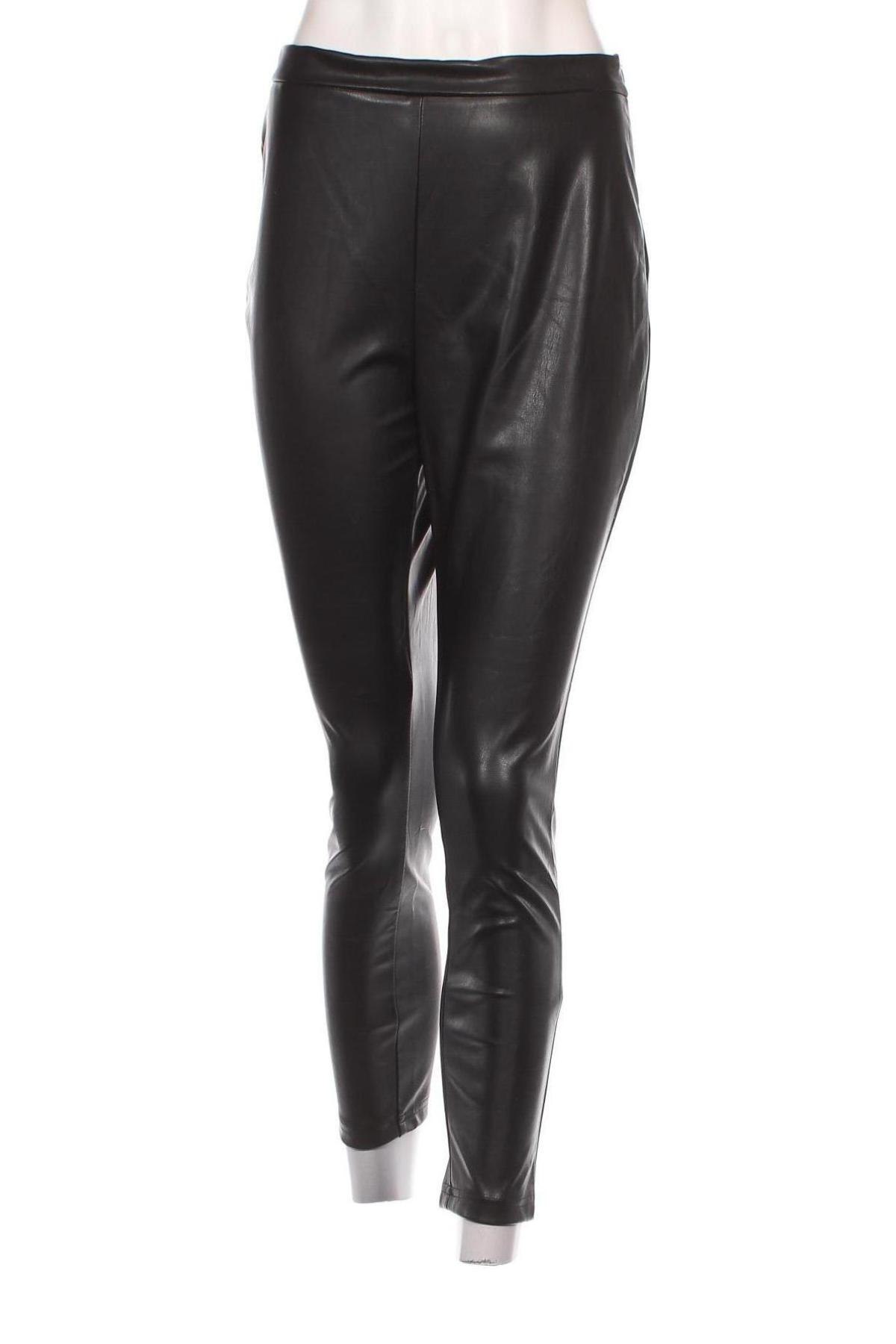 Γυναικείο παντελόνι δερμάτινο NA-KD, Μέγεθος M, Χρώμα Μαύρο, Τιμή 8,07 €