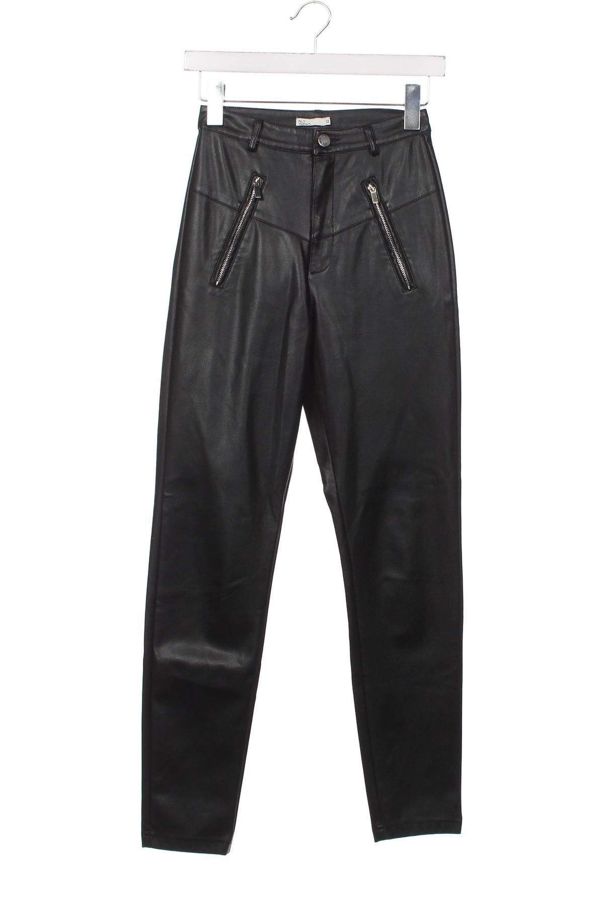 Pantaloni de piele pentru damă Nly Trend, Mărime XXS, Culoare Negru, Preț 73,98 Lei