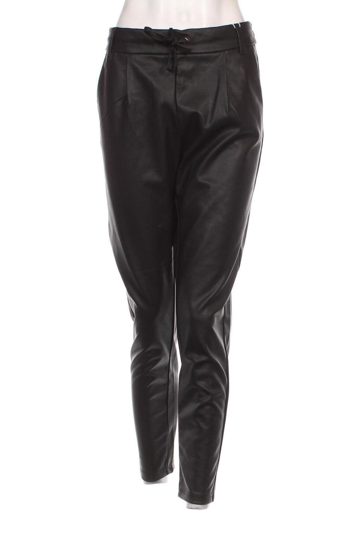 Dámské kožené kalhoty  ONLY, Velikost XL, Barva Černá, Cena  783,00 Kč