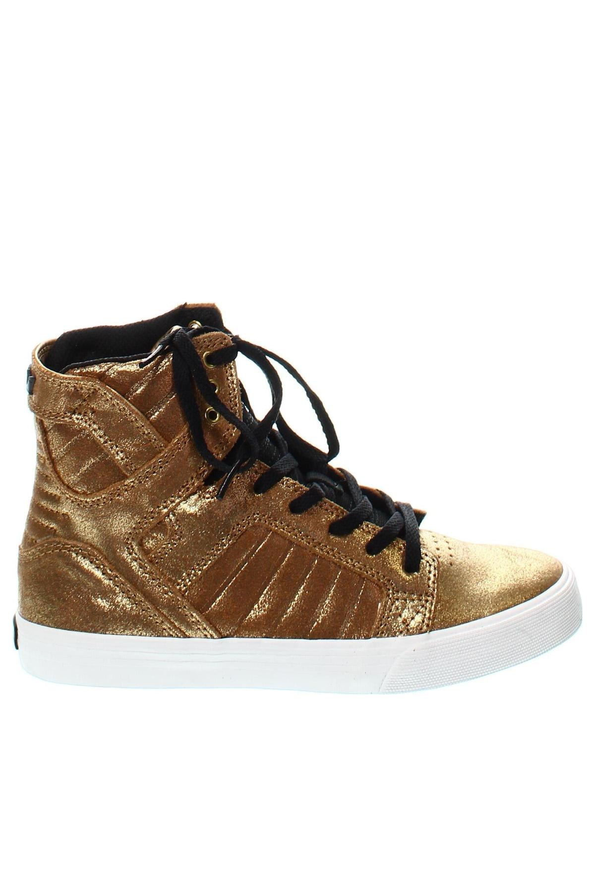 Παιδικά παπούτσια Supra, Μέγεθος 35, Χρώμα Χρυσαφί, Τιμή 32,66 €