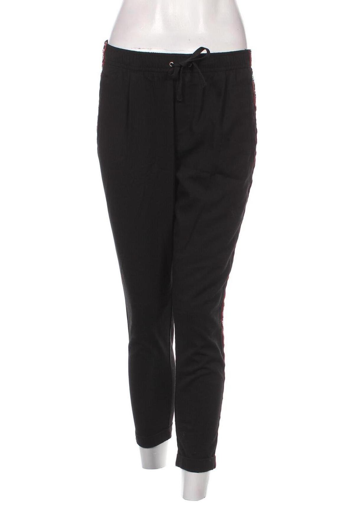 Дамски панталон Bershka, Размер M, Цвят Черен, Цена 7,25 лв.