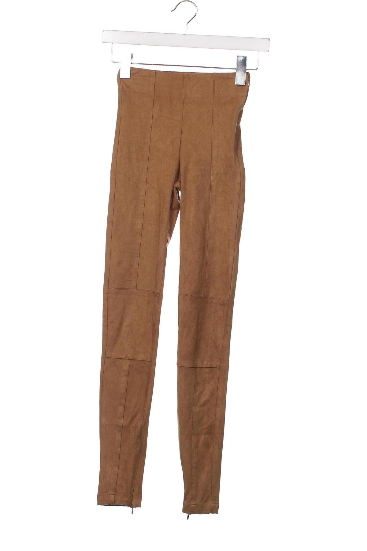 Damenhose Bershka, Größe XS, Farbe Beige, Preis € 3,63