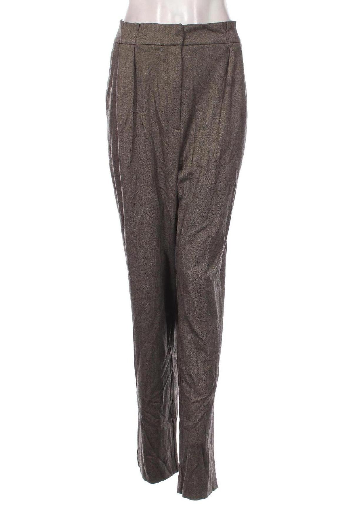 Дамски панталон Design By Kappahl, Размер L, Цвят Кафяв, Цена 8,12 лв.
