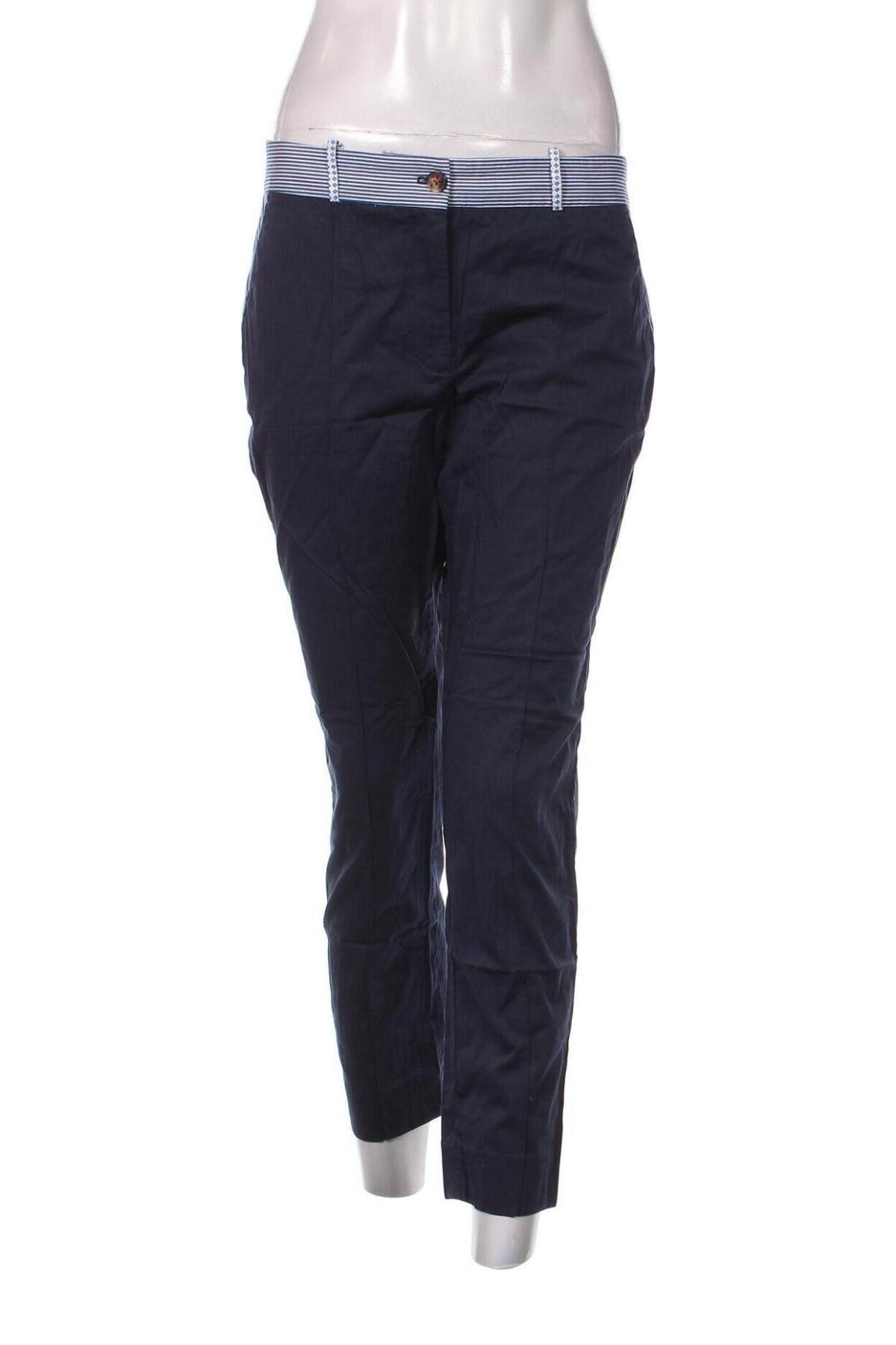 Дамски панталон Faconnable, Размер M, Цвят Син, Цена 61,60 лв.