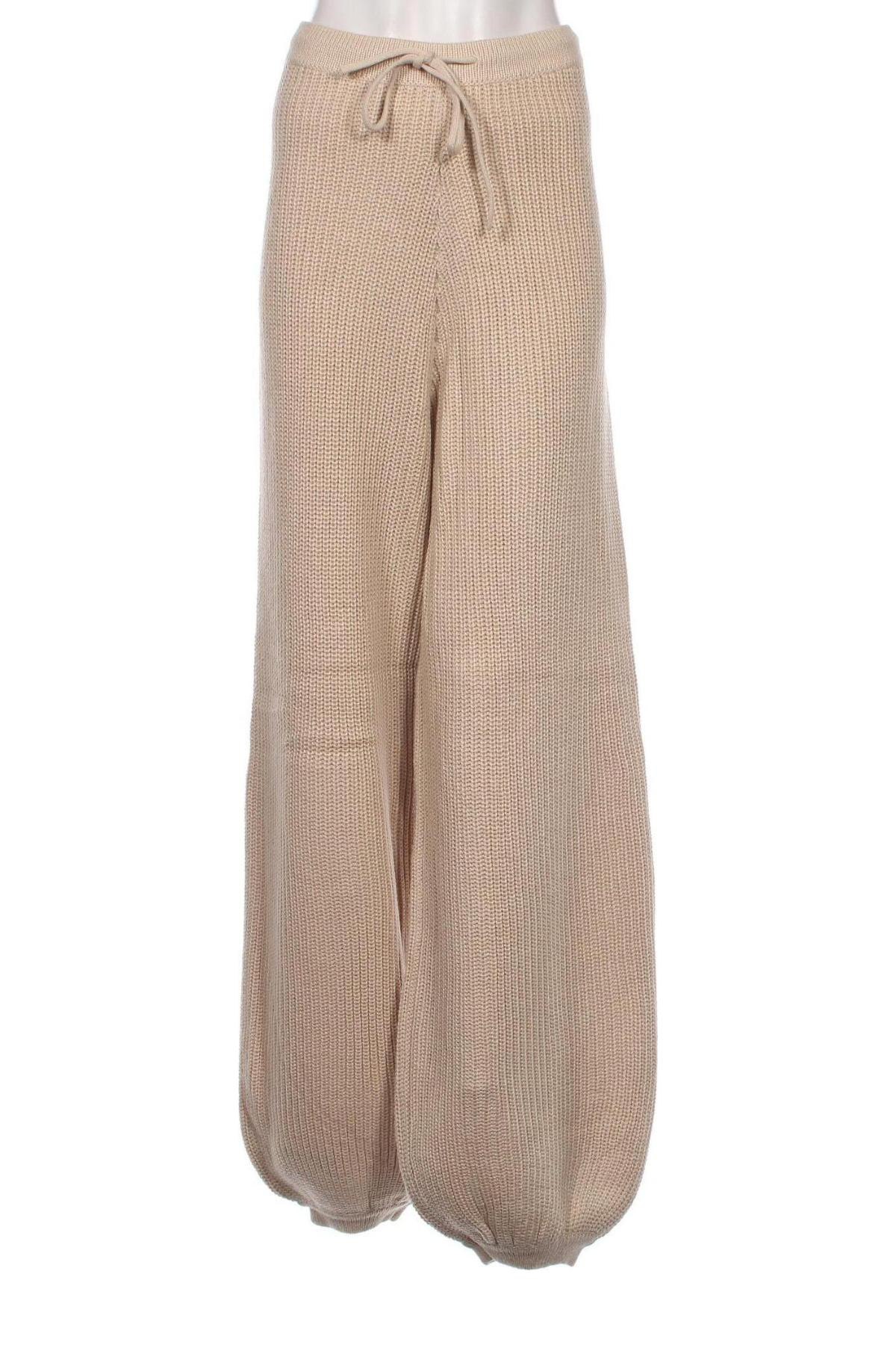 Pantaloni de femei Fashion Union, Mărime M, Culoare Bej, Preț 85,85 Lei