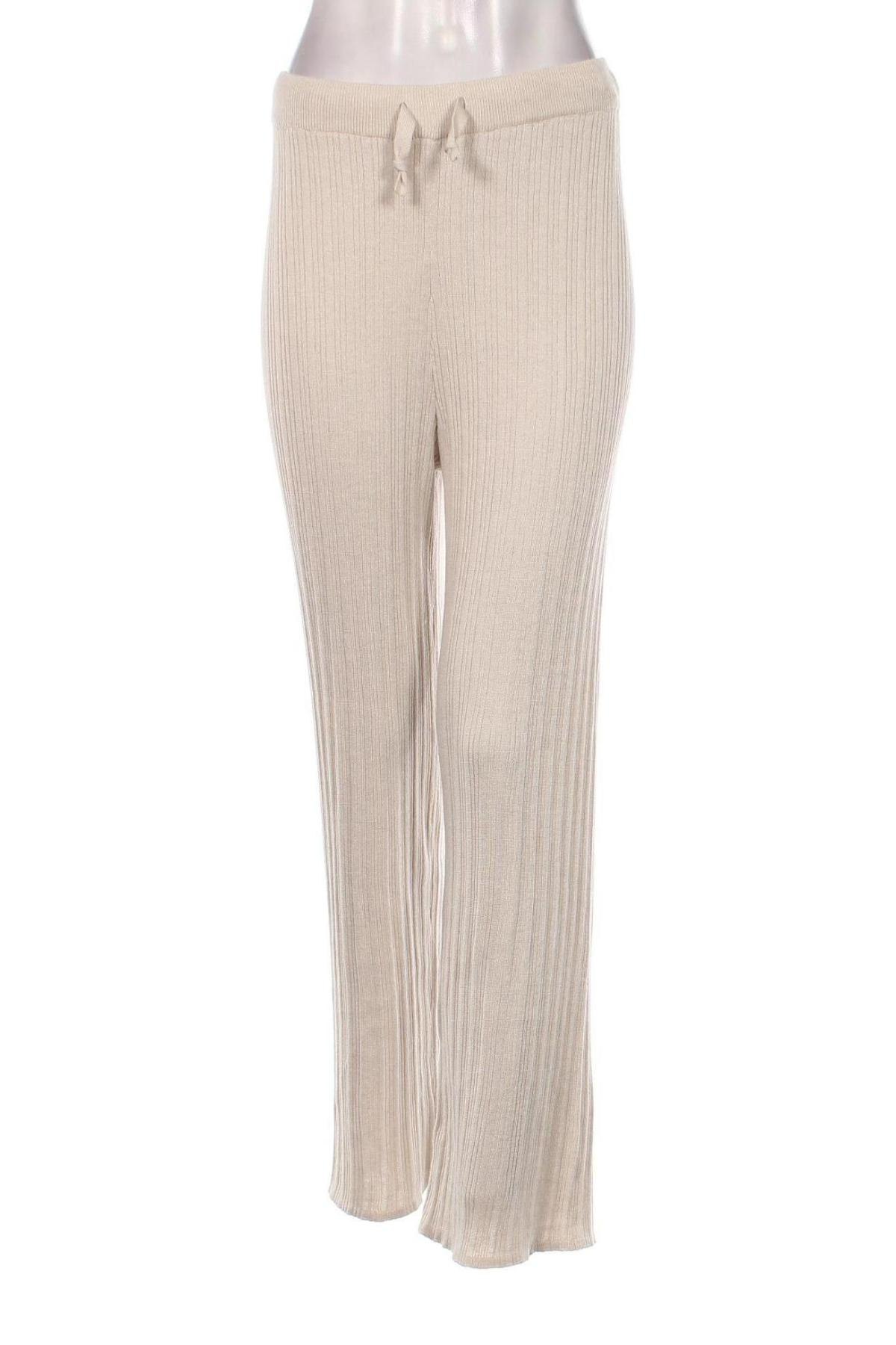 Дамски панталон H&M, Размер XL, Цвят Бежов, Цена 46,00 лв.