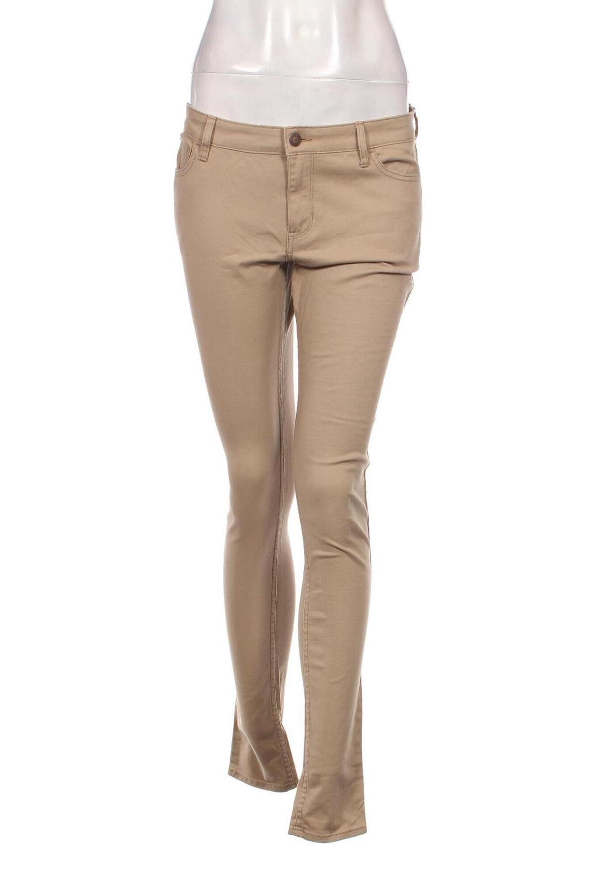 Γυναικείο παντελόνι Hollister, Μέγεθος M, Χρώμα  Μπέζ, Τιμή 11,21 €