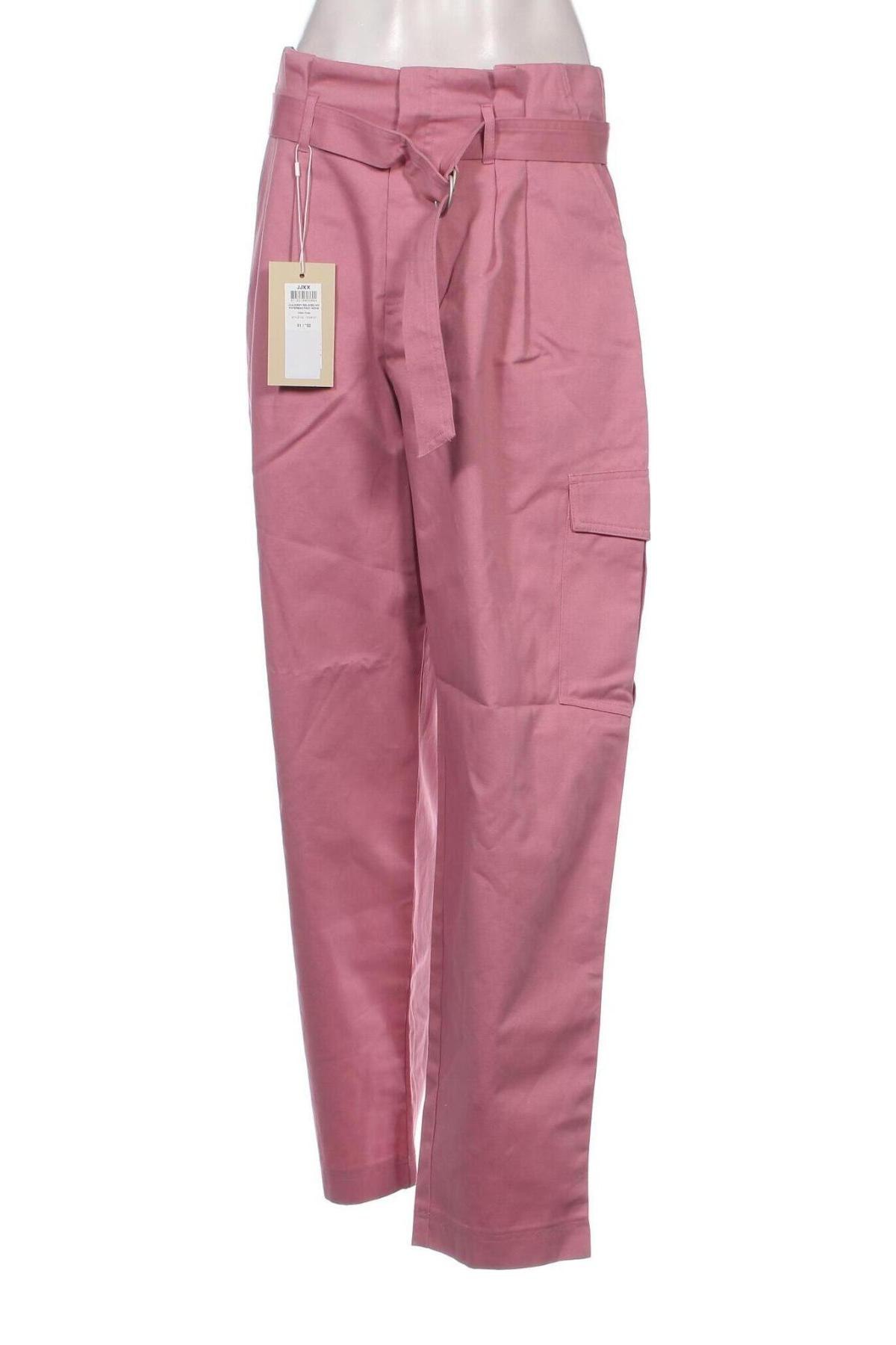 Дамски панталон JJXX, Размер L, Цвят Розов, Цена 22,62 лв.