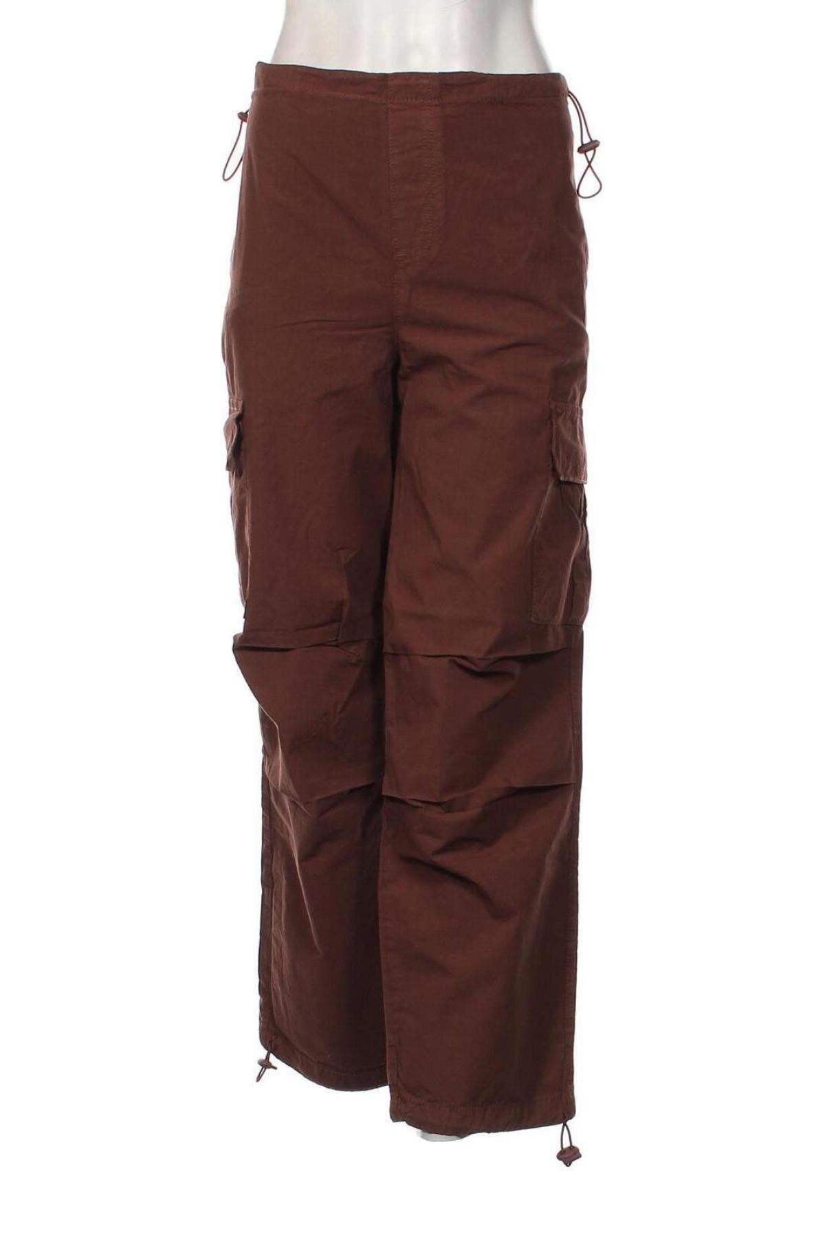 Pantaloni de femei Koton, Mărime XL, Culoare Maro, Preț 110,87 Lei