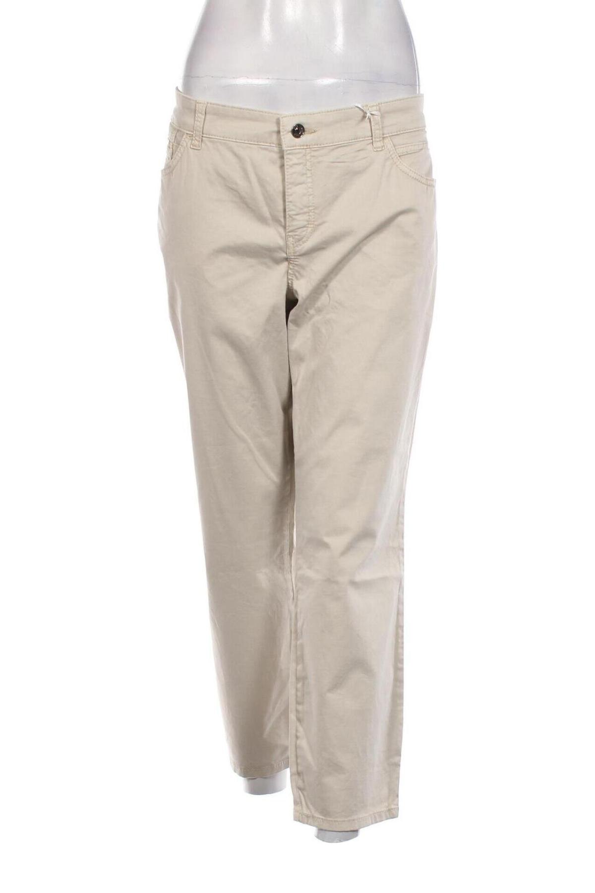 Дамски панталон Mac, Размер XXL, Цвят Бежов, Цена 26,28 лв.