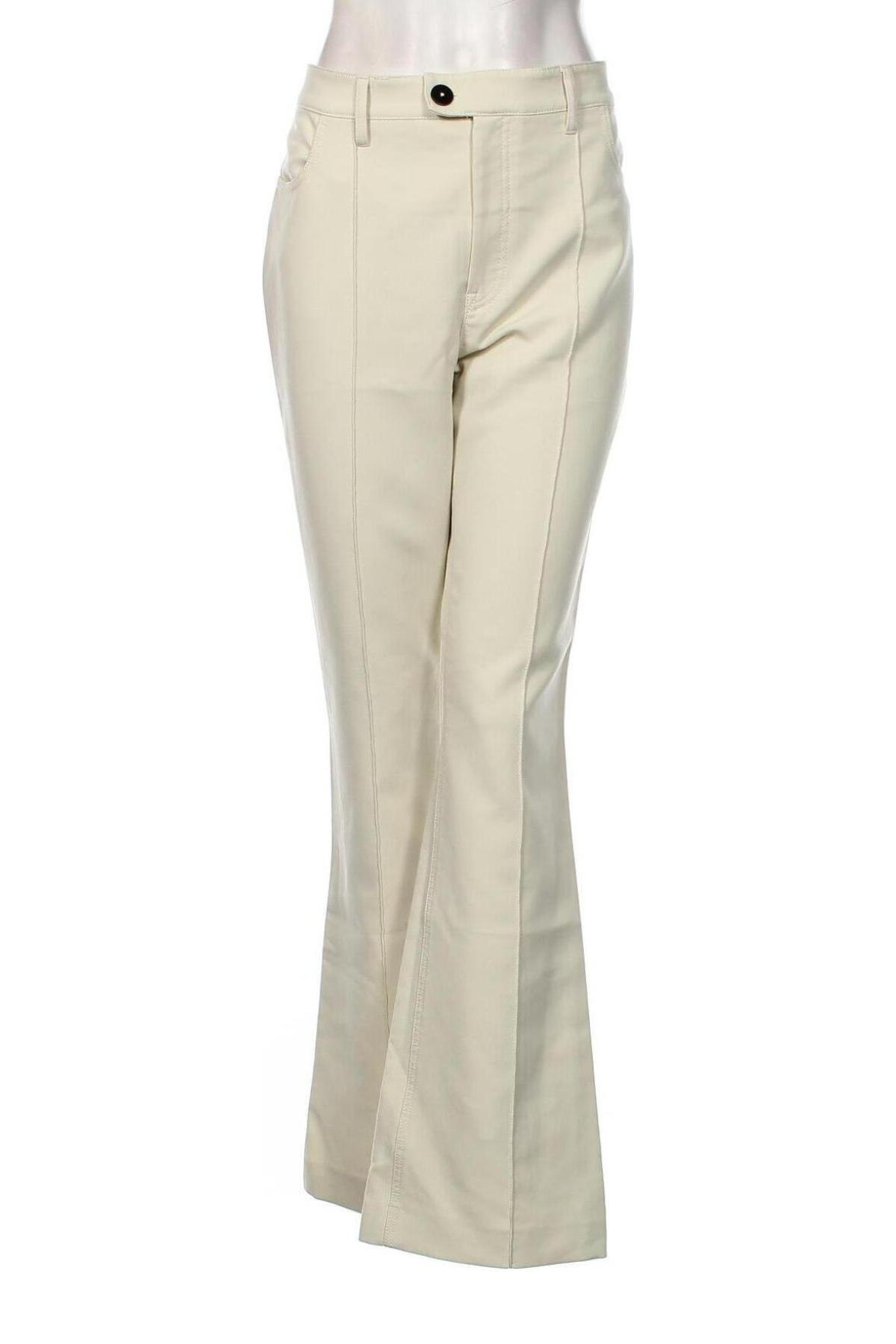 Γυναικείο παντελόνι Massimo Dutti, Μέγεθος L, Χρώμα  Μπέζ, Τιμή 25,06 €