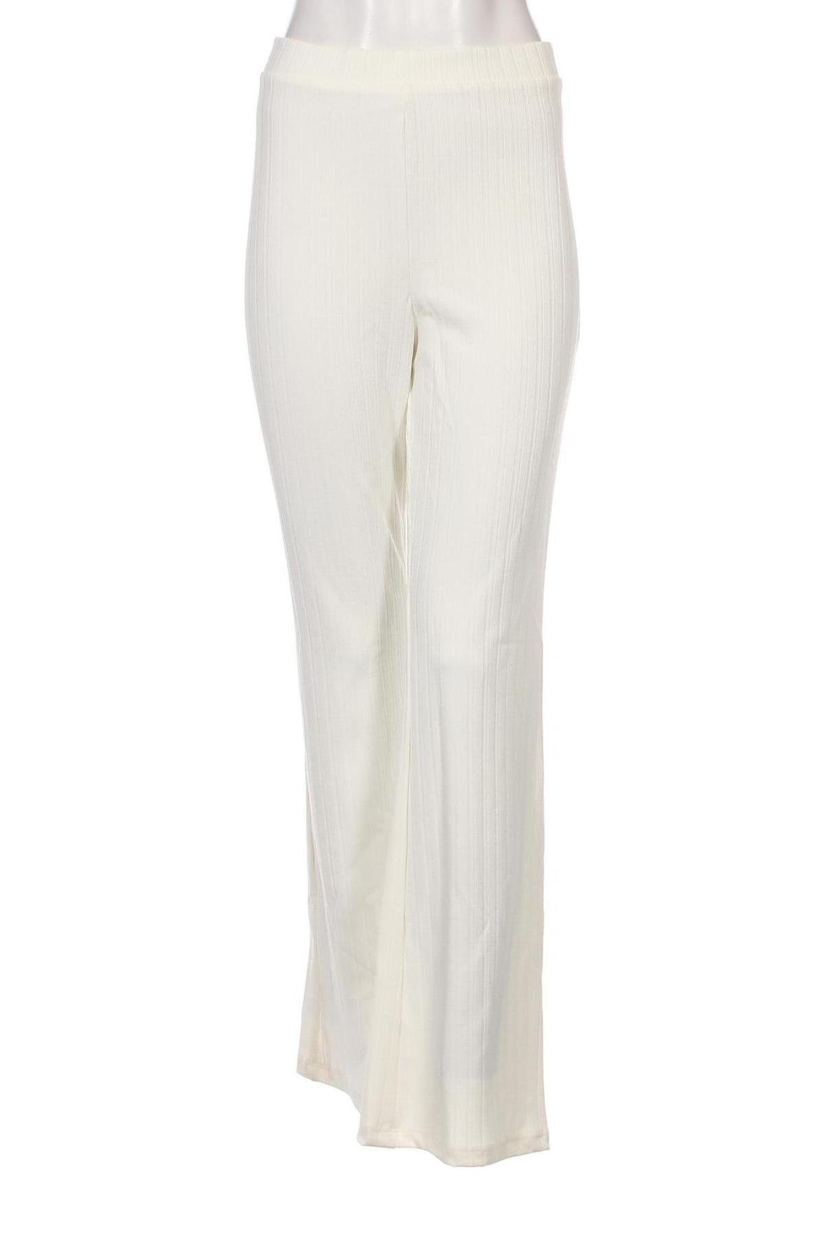 Γυναικείο παντελόνι Monki, Μέγεθος XL, Χρώμα Εκρού, Τιμή 7,33 €