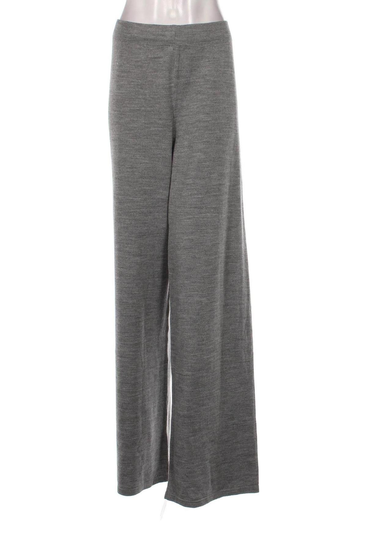 Pantaloni de femei NA-KD, Mărime XXL, Culoare Gri, Preț 286,18 Lei