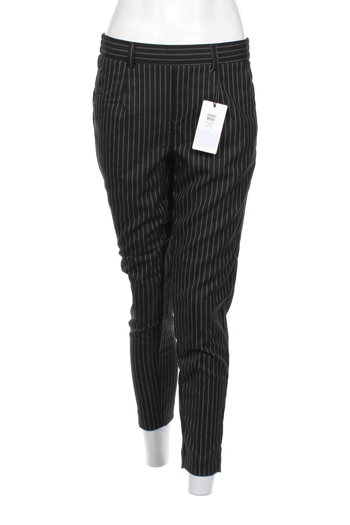 Dámske nohavice Object, Veľkosť M, Farba Čierna, Cena  7,18 €