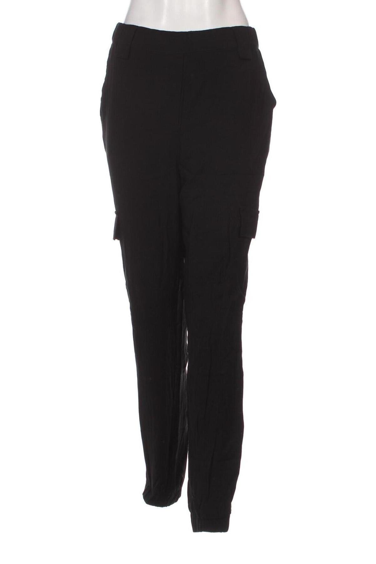 Дамски панталон Object, Размер L, Цвят Черен, Цена 29,00 лв.