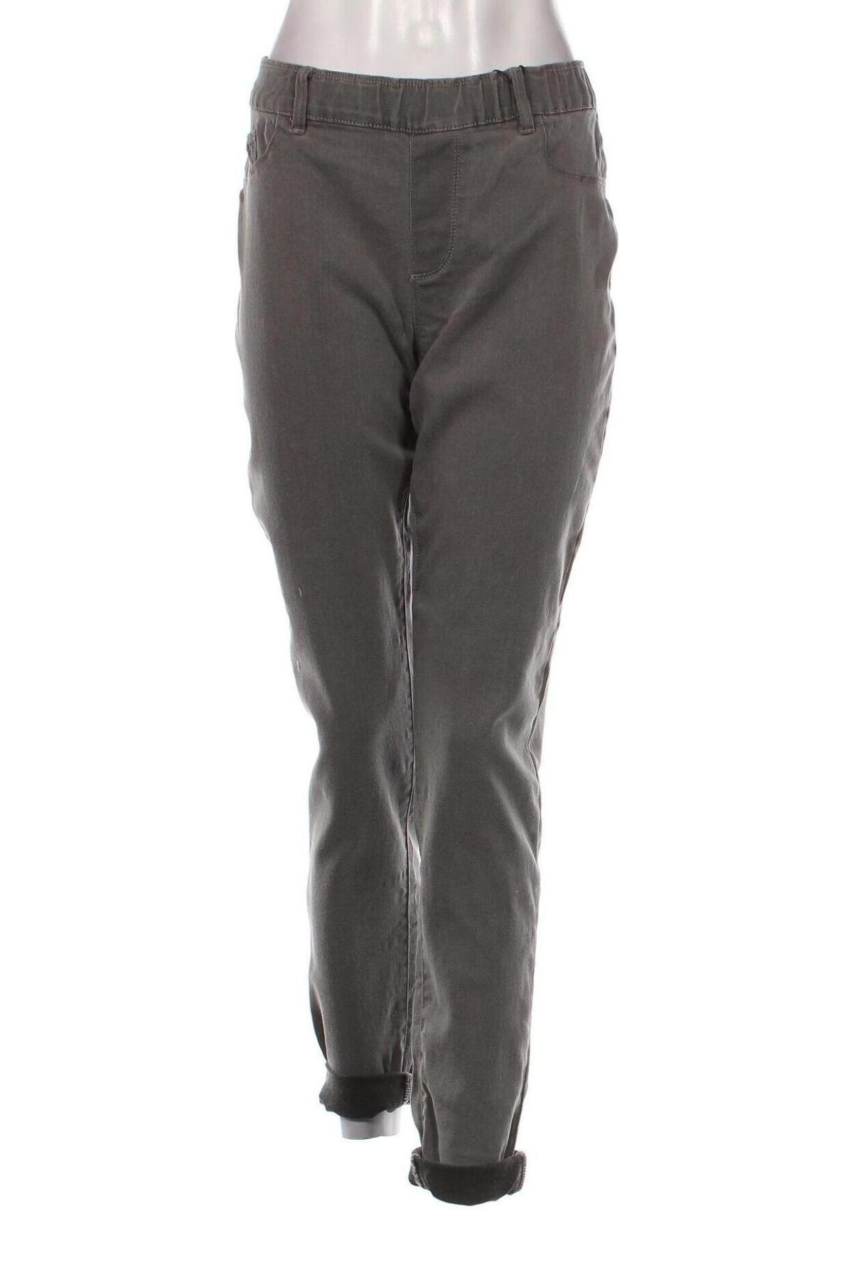 Γυναικείο παντελόνι Oxmo, Μέγεθος XL, Χρώμα Γκρί, Τιμή 9,48 €