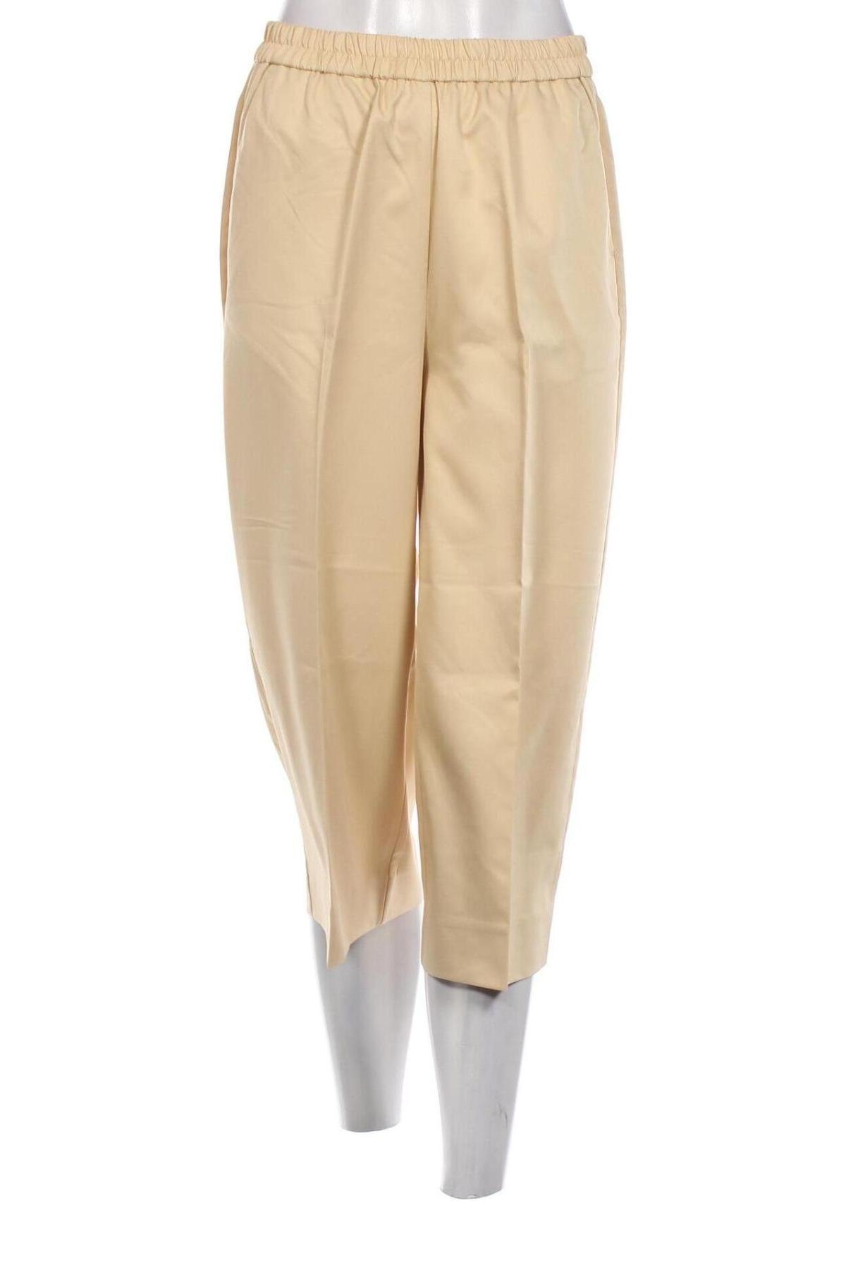 Дамски панталон Pieces, Размер S, Цвят Бежов, Цена 13,50 лв.