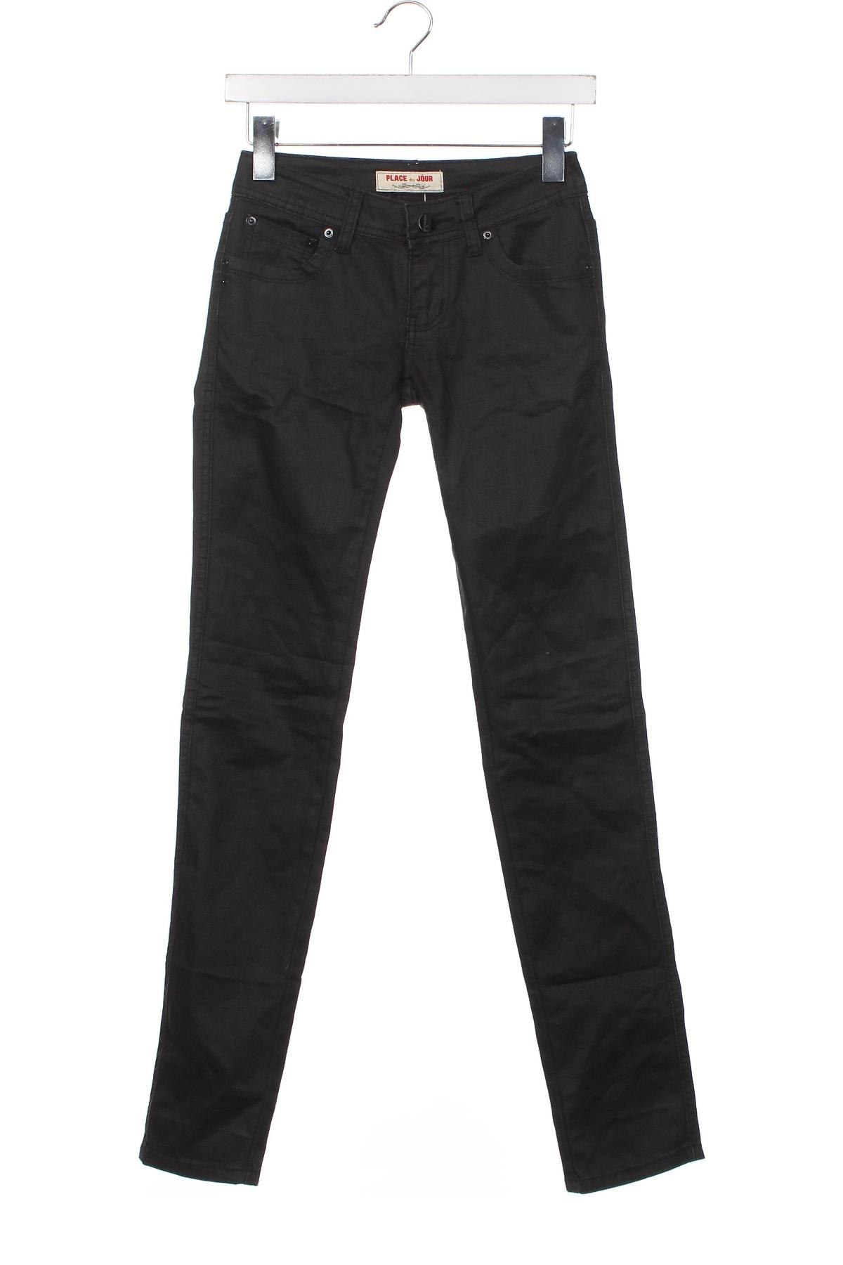 Дамски панталон Place du Jour, Размер XS, Цвят Черен, Цена 7,25 лв.