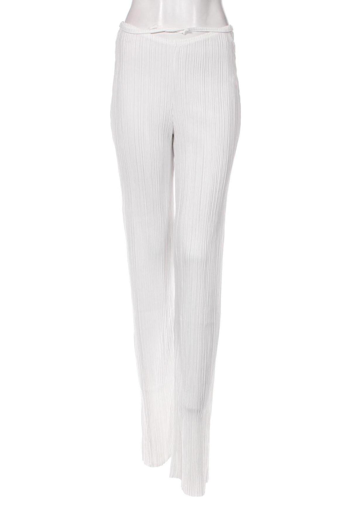 Дамски панталон Pretty Little Thing, Размер M, Цвят Бял, Цена 12,88 лв.