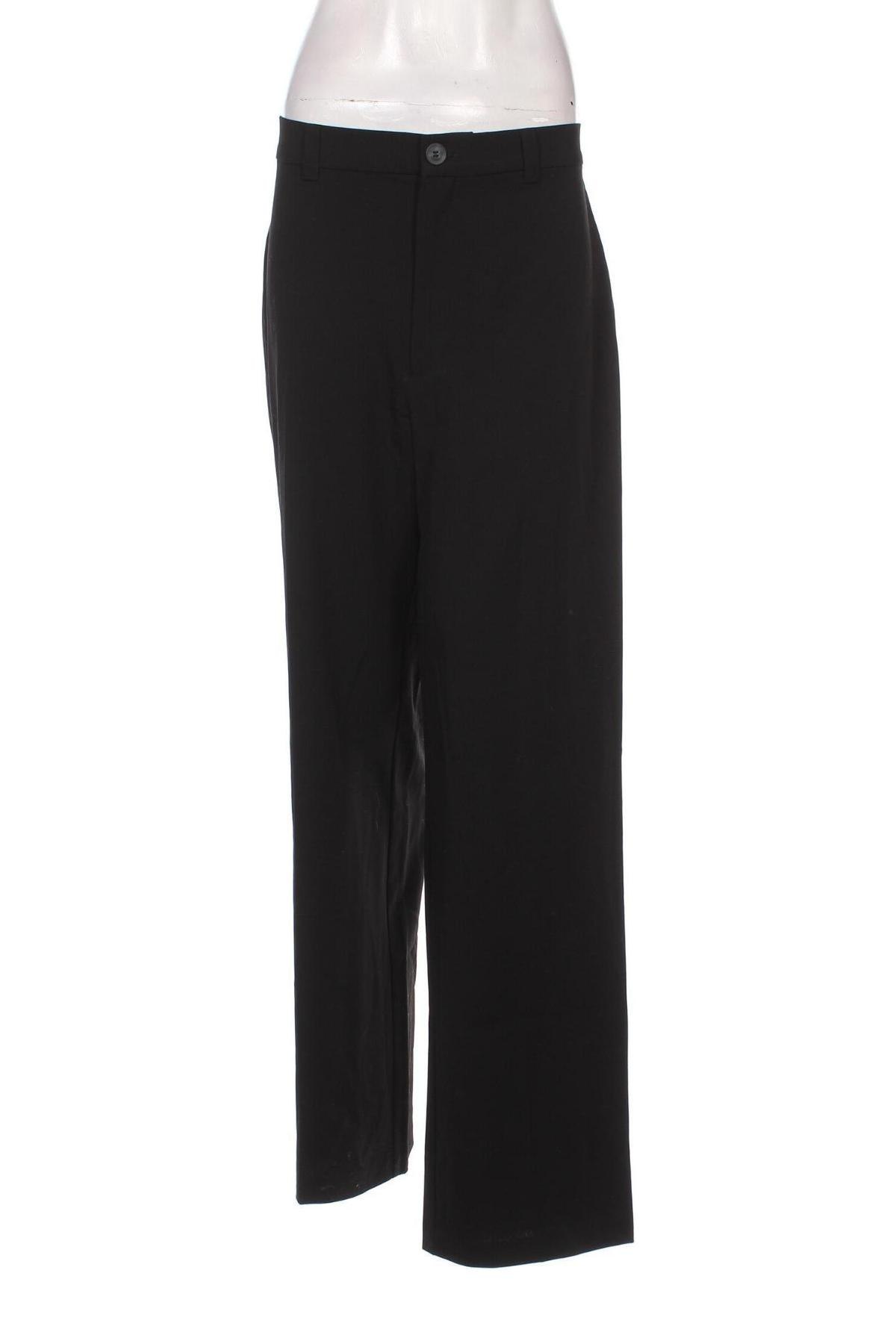Дамски панталон Pull&Bear, Размер XL, Цвят Черен, Цена 29,00 лв.