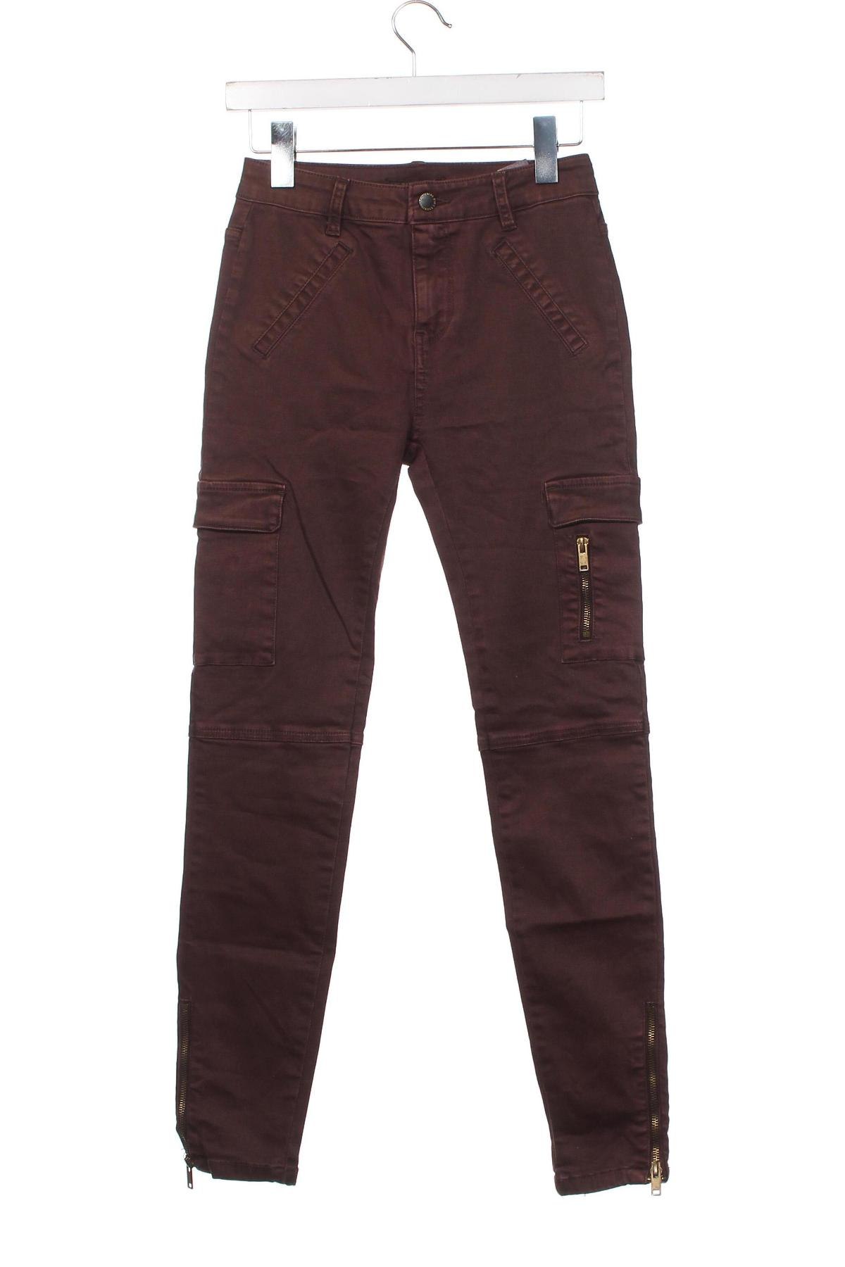 Damenhose Pull&Bear, Größe XS, Farbe Braun, Preis 3,23 €