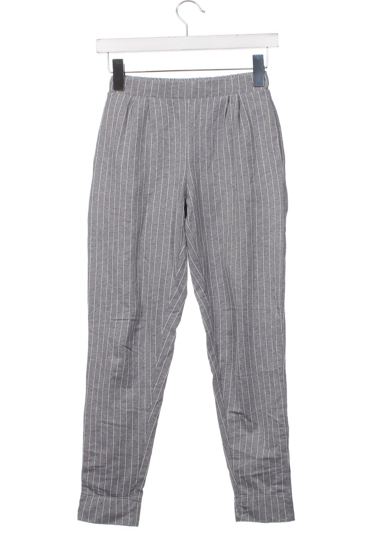 Дамски панталон Pull&Bear, Размер XS, Цвят Сив, Цена 6,96 лв.