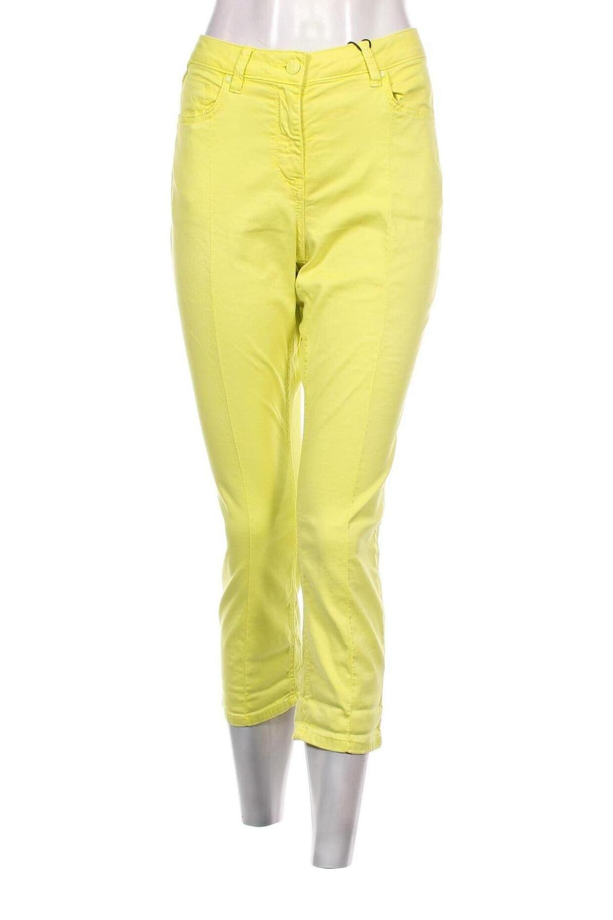Дамски панталон Sandwich_, Размер M, Цвят Жълт, Цена 21,90 лв.