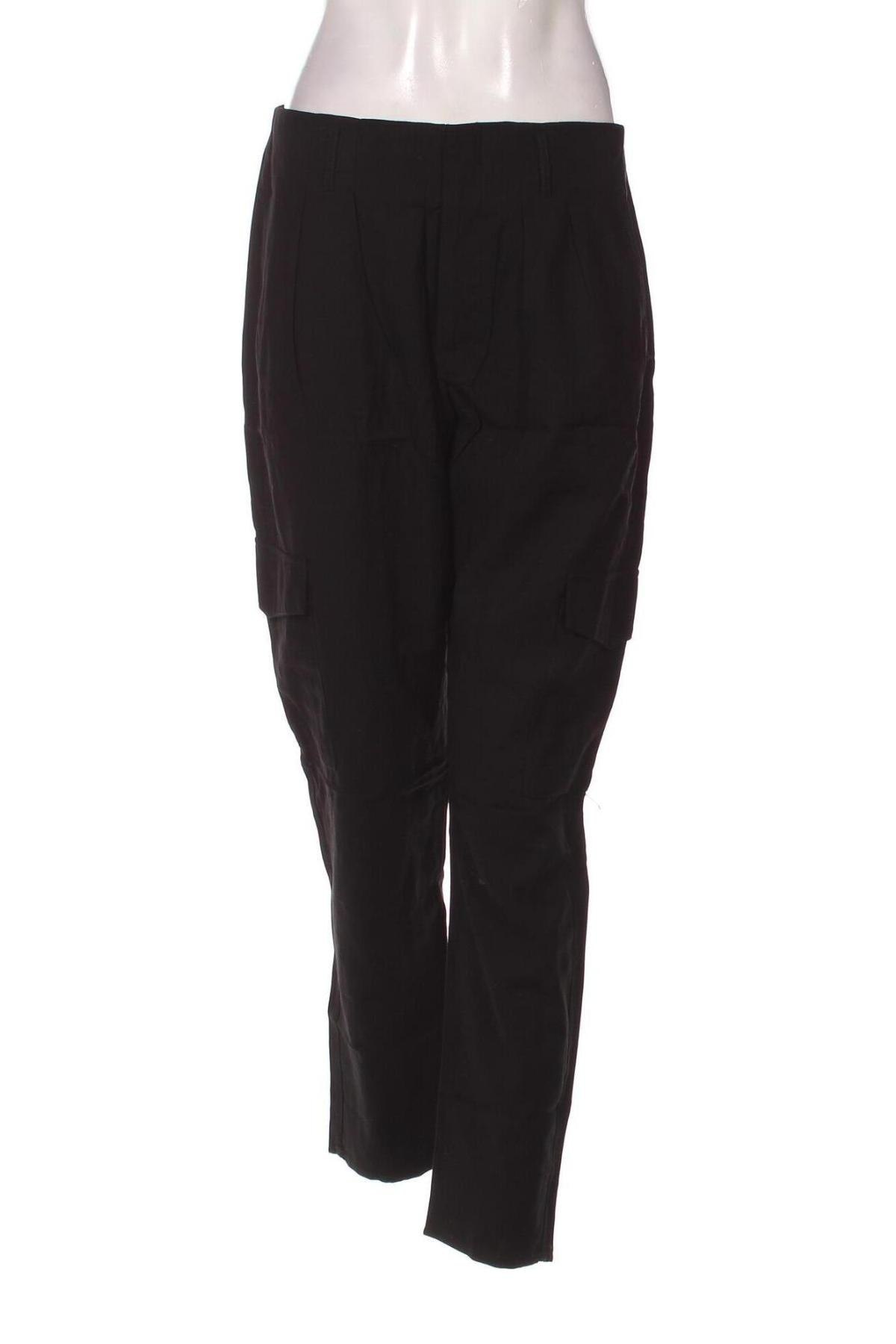 Дамски панталон Sinsay, Размер L, Цвят Черен, Цена 6,38 лв.
