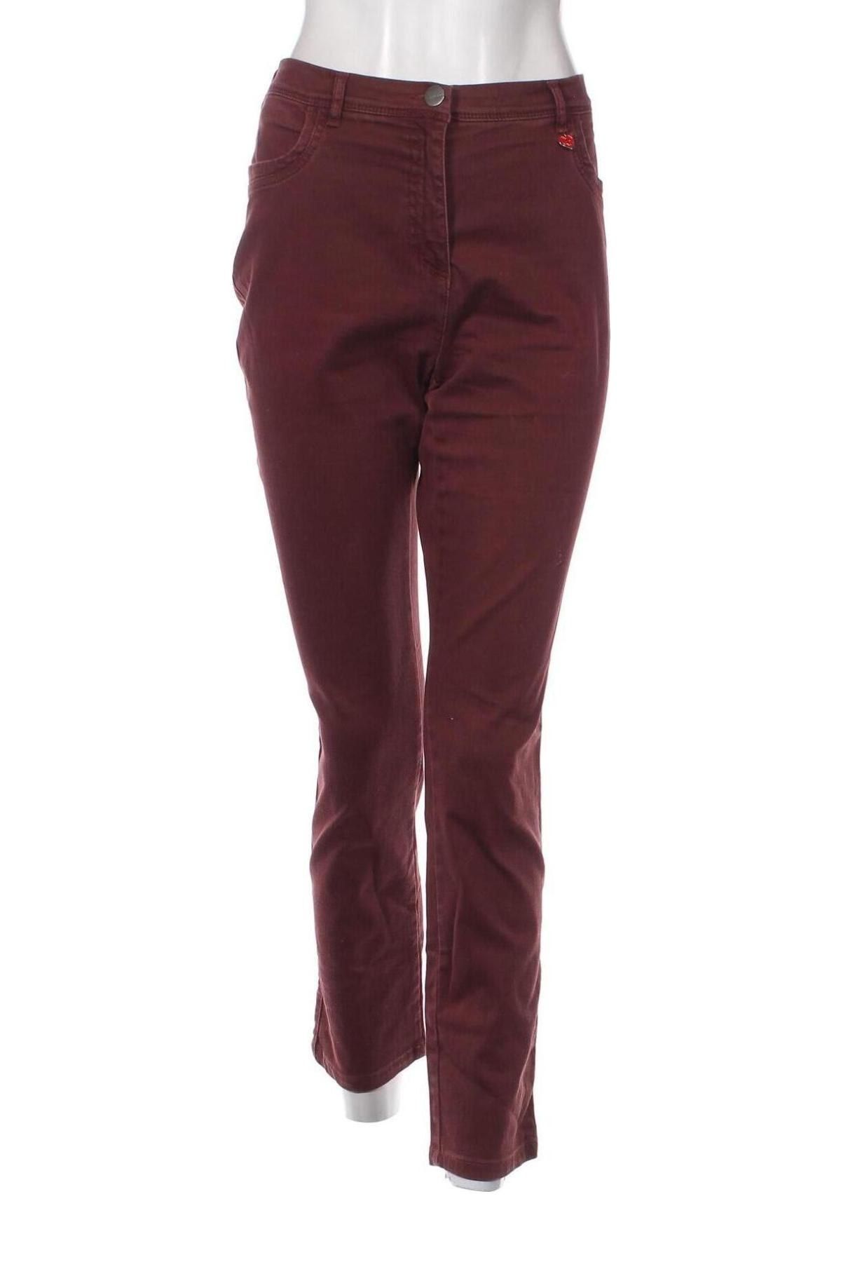Дамски панталон Toni, Размер XL, Цвят Червен, Цена 17,60 лв.