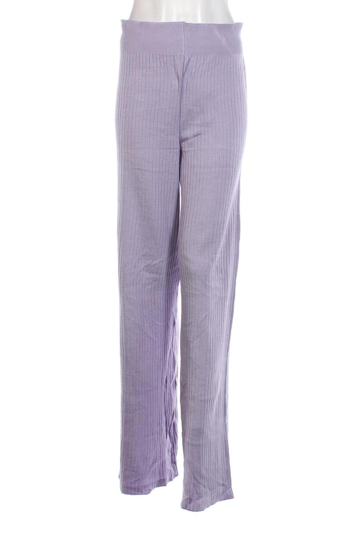 Pantaloni de femei Trendyol, Mărime L, Culoare Mov, Preț 95,39 Lei