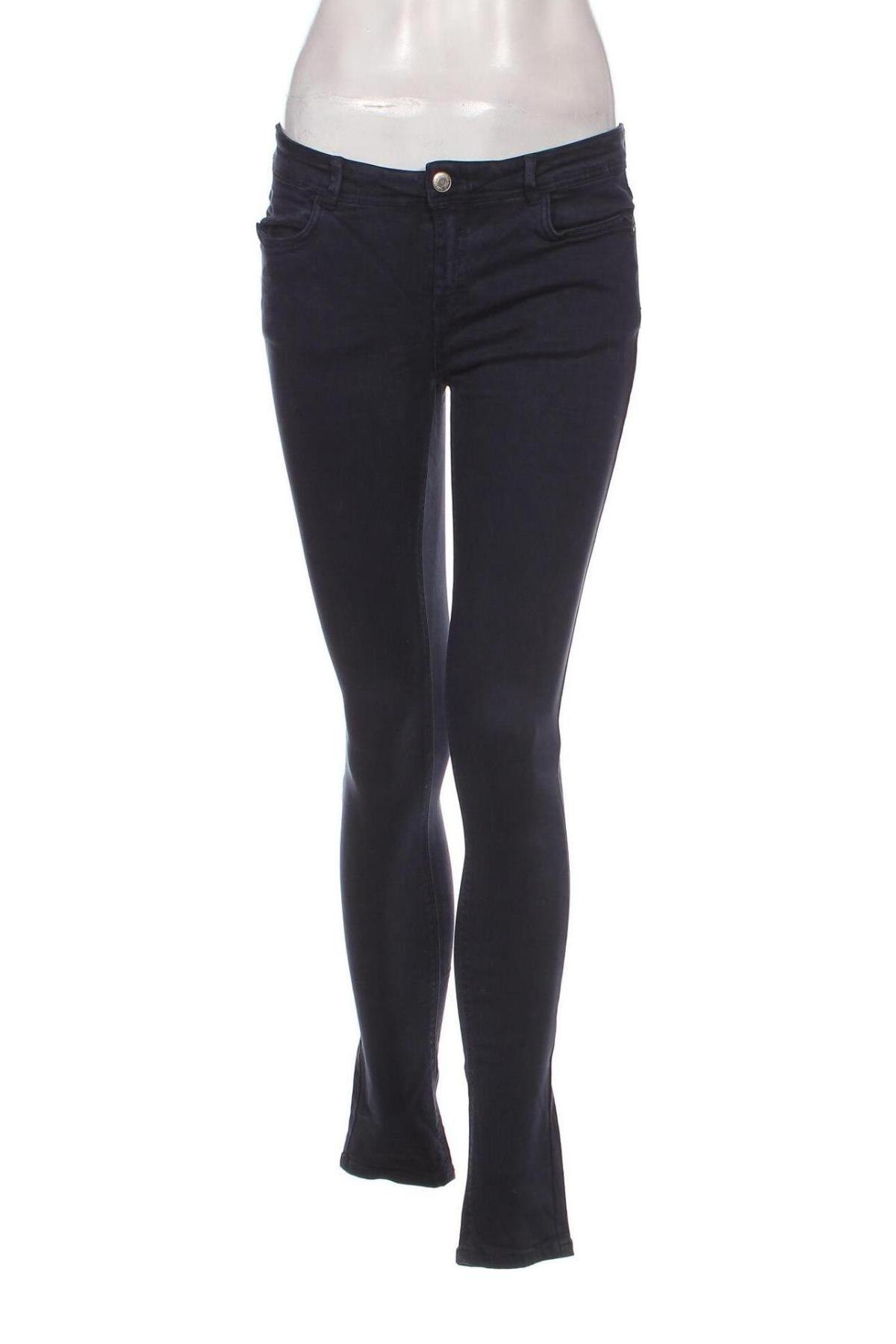 Pantaloni de femei Zara Trafaluc, Mărime M, Culoare Albastru, Preț 17,76 Lei